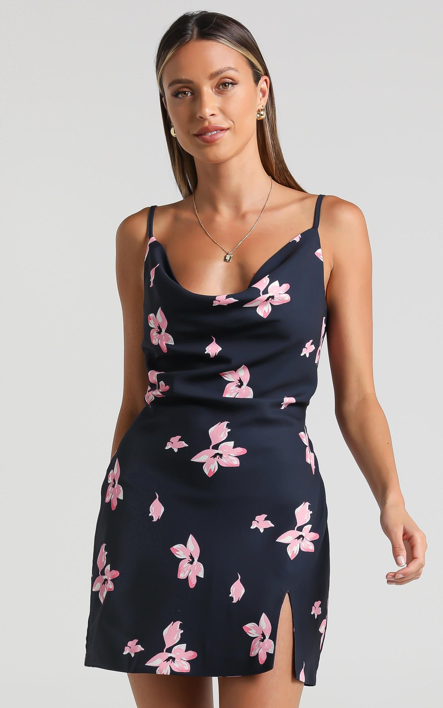 Endless Stories Dress in Navy Floral
