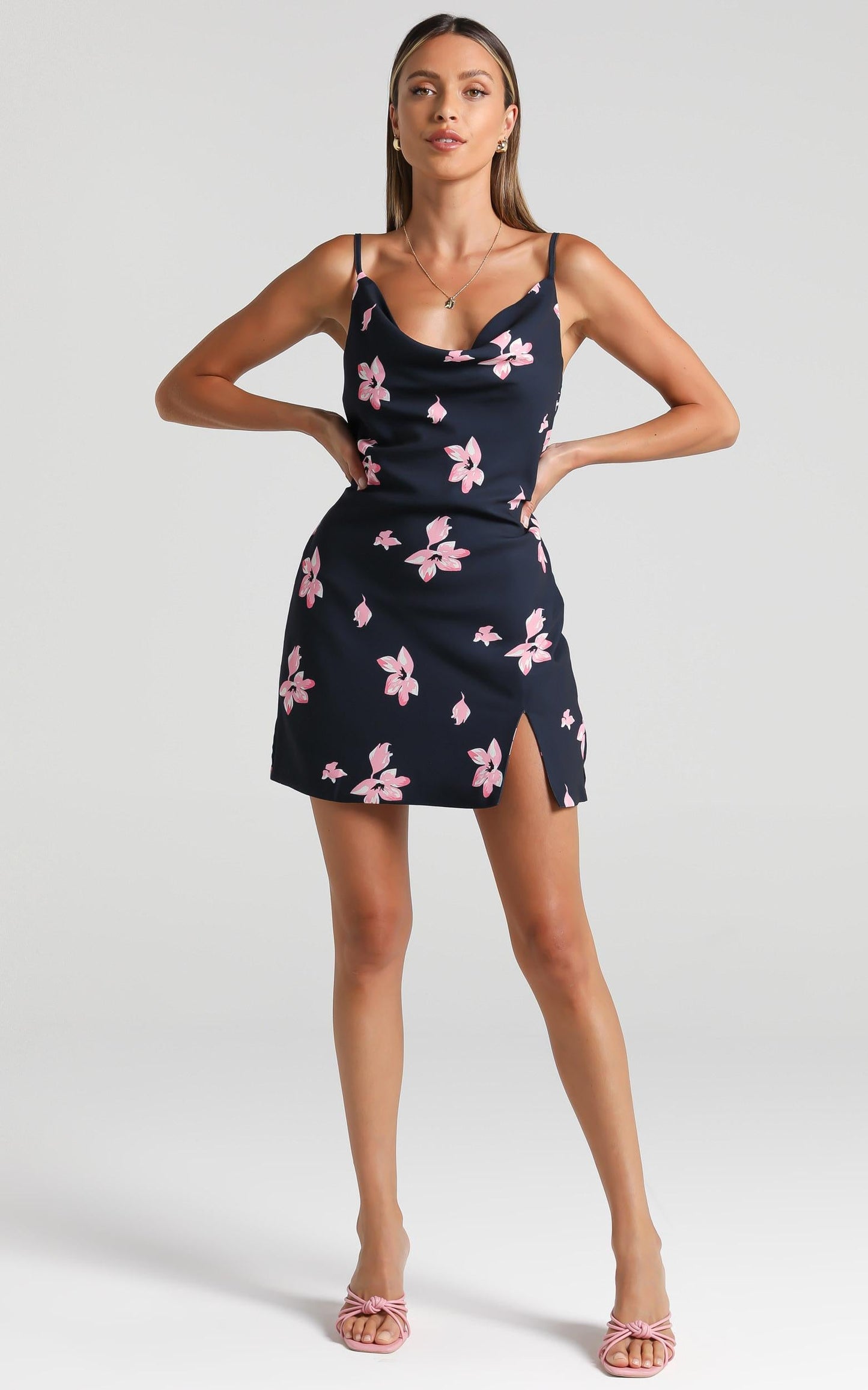 Endless Stories Dress in Navy Floral