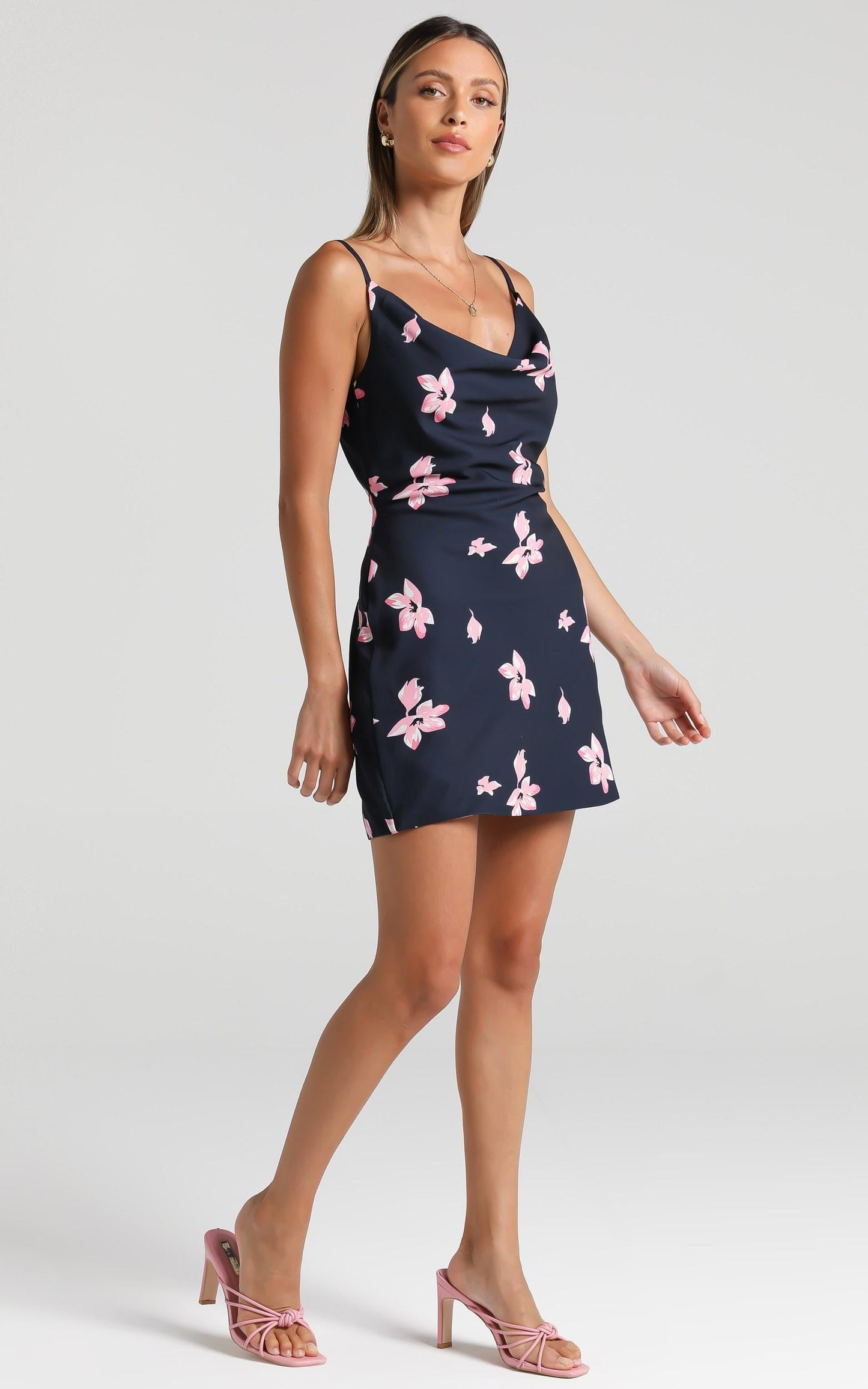 Endless Stories Dress in Navy Floral