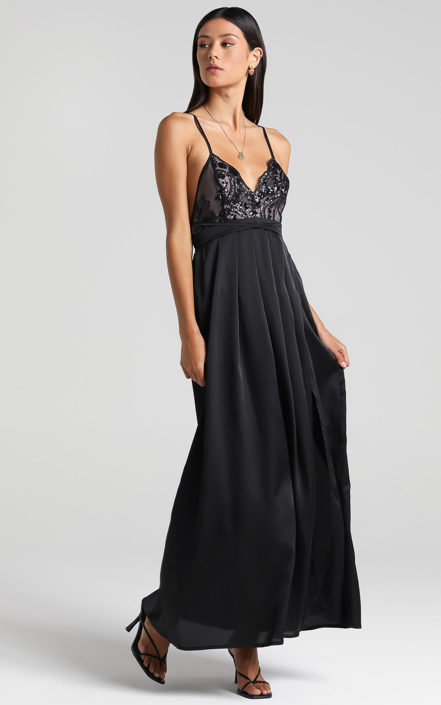 Fix You Maxi Dress in Black