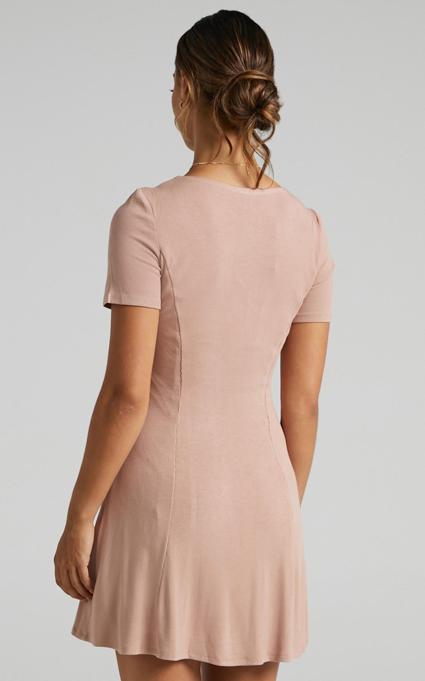 Changing Winds Dress In Blush