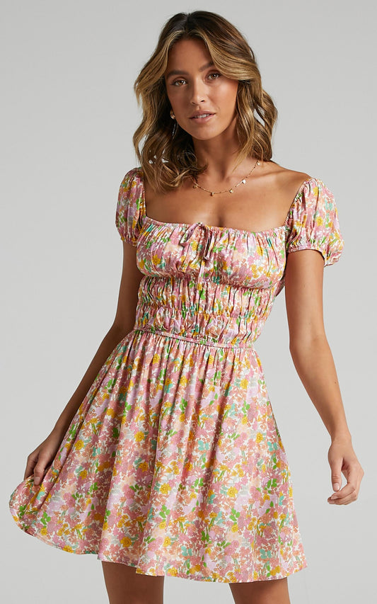 Aiyla Dress in Flower Field