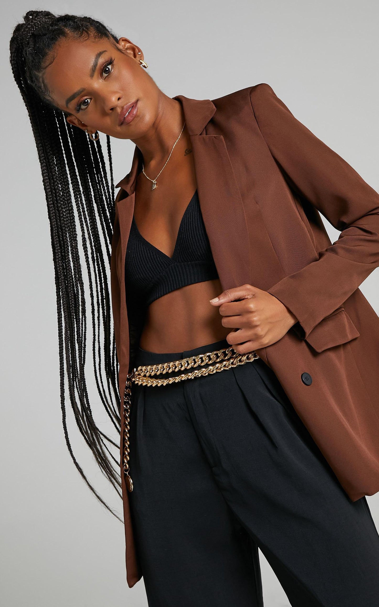 Its A Vibe Chain Belt in Gold