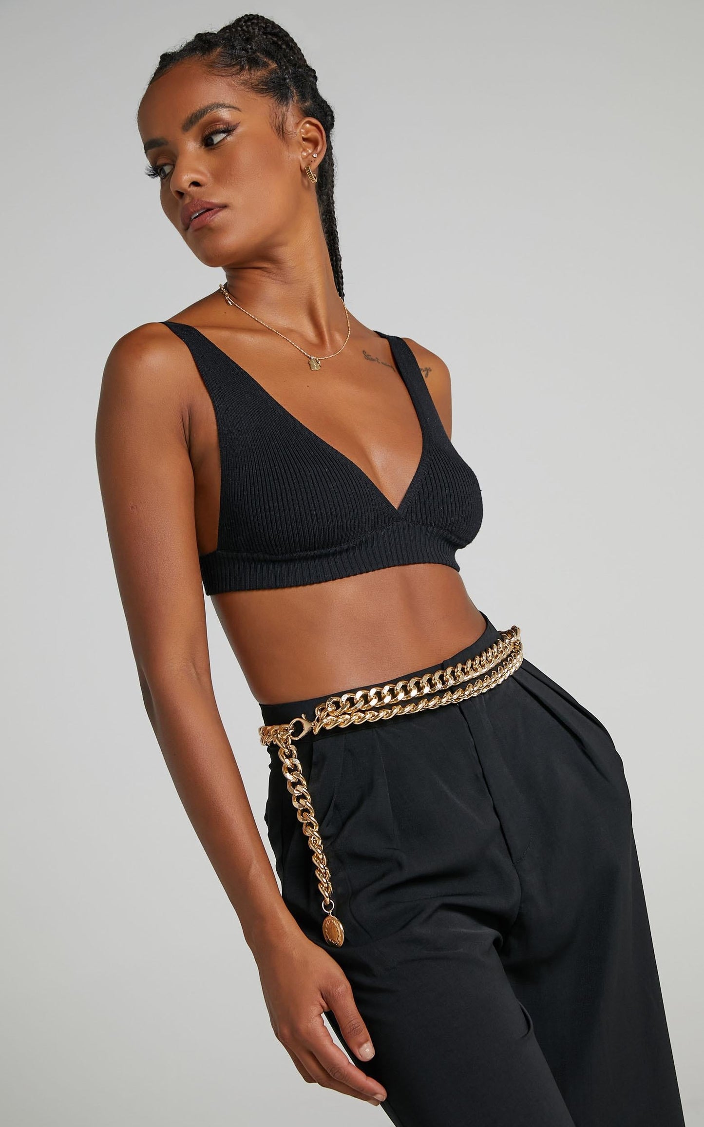 Its A Vibe Chain Belt in Gold