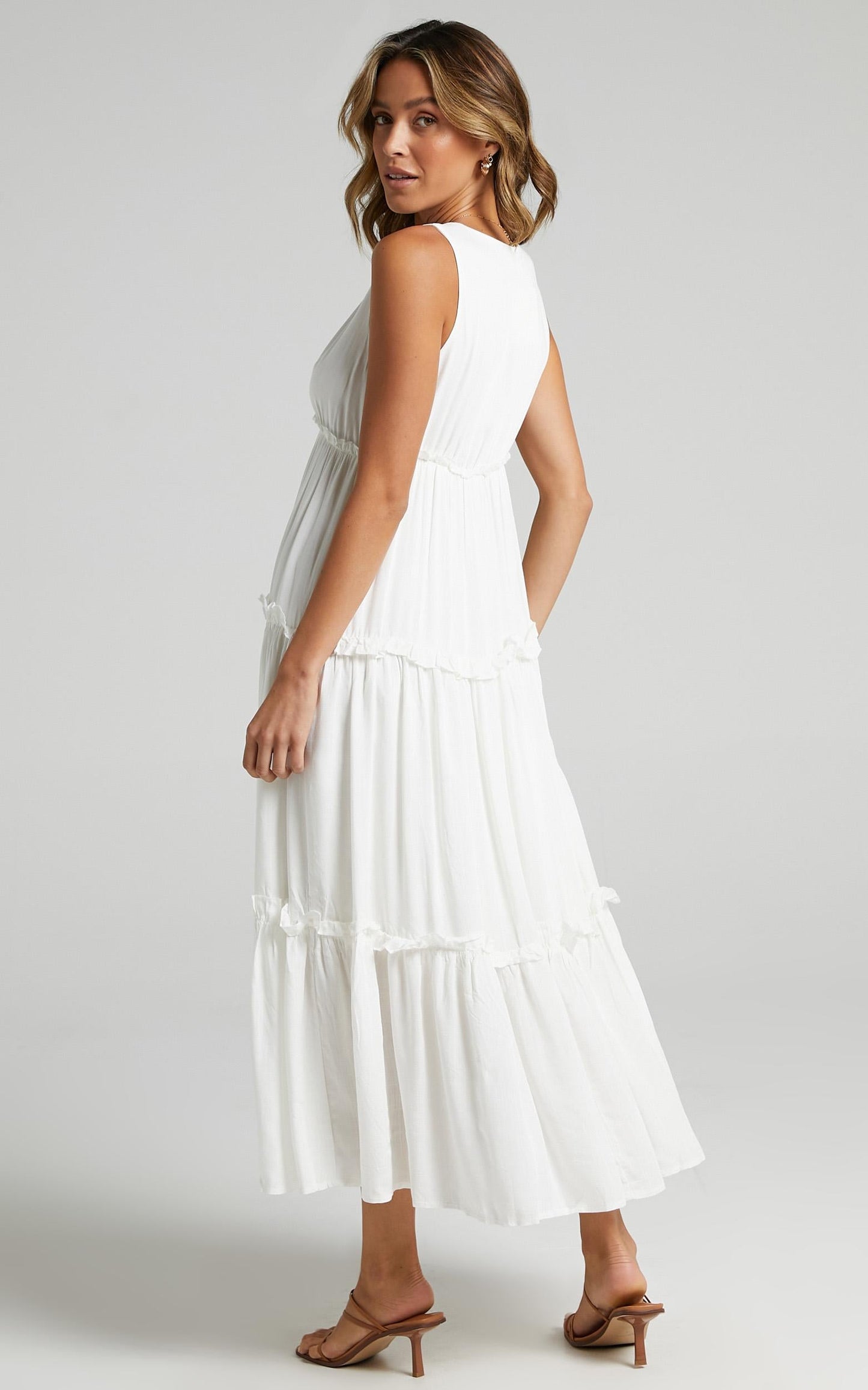 Arlana Dress in White