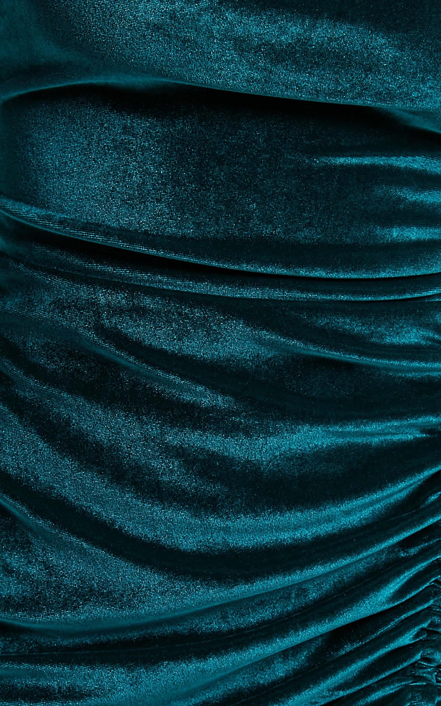 Beyond It Dress in Teal velvet