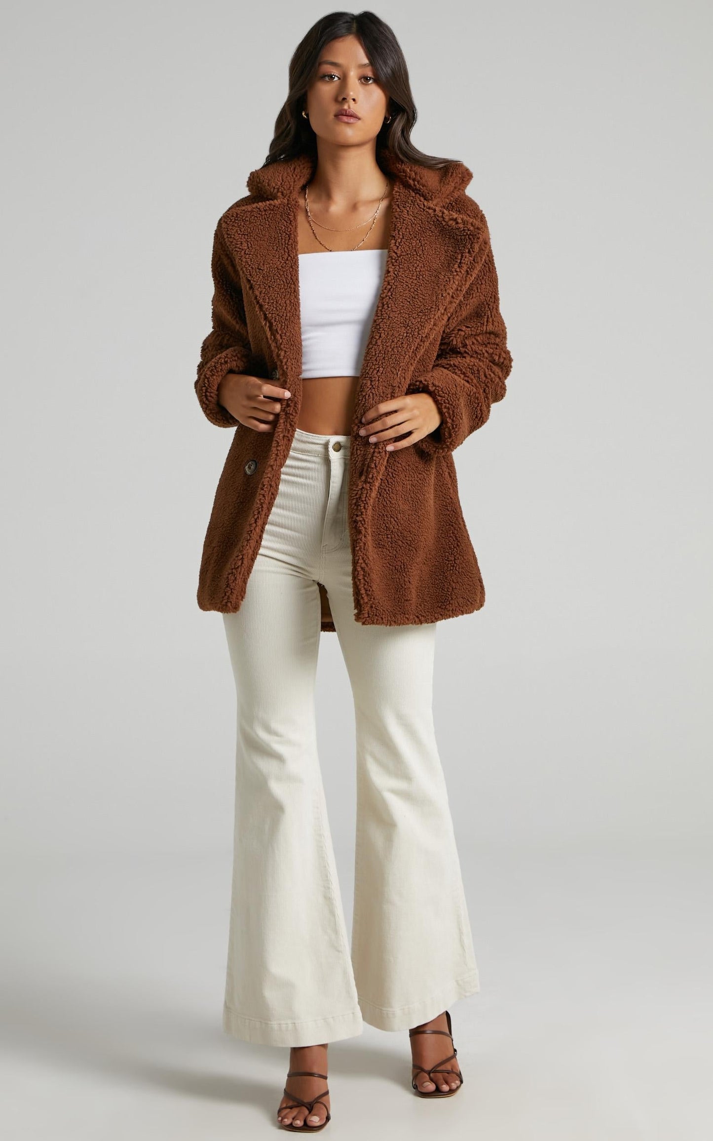 Darra Coat in Chocolate
