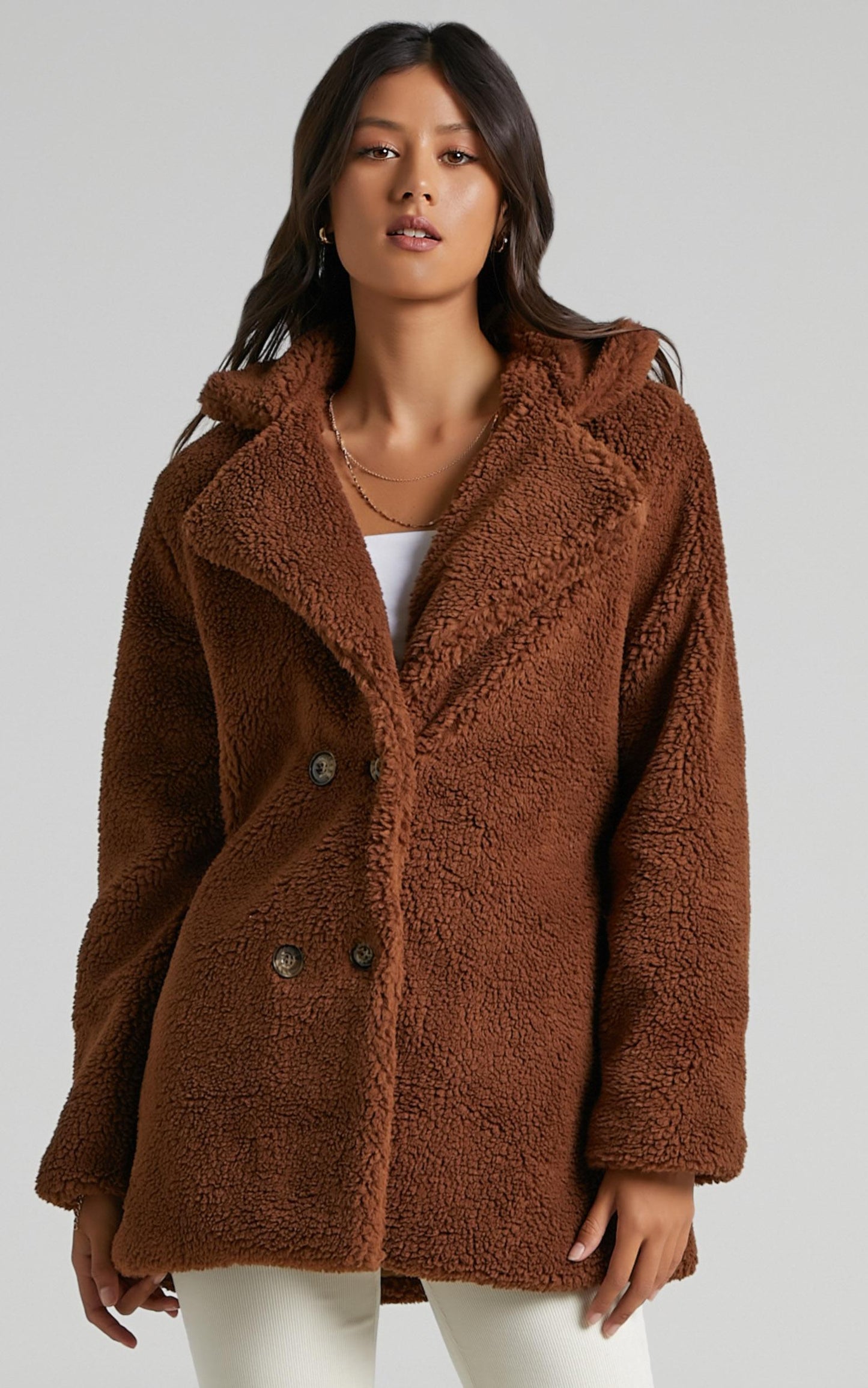Darra Coat in Chocolate