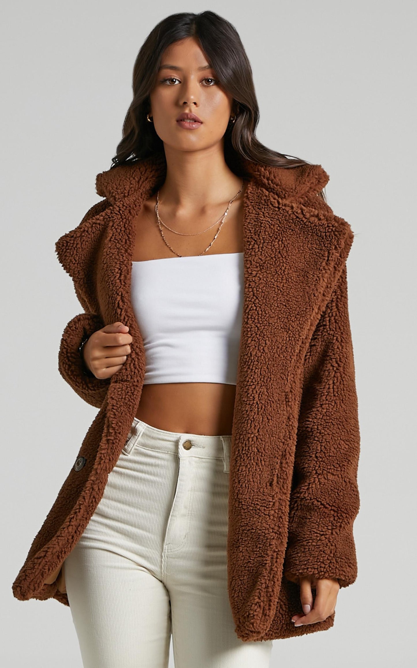 Darra Coat in Chocolate