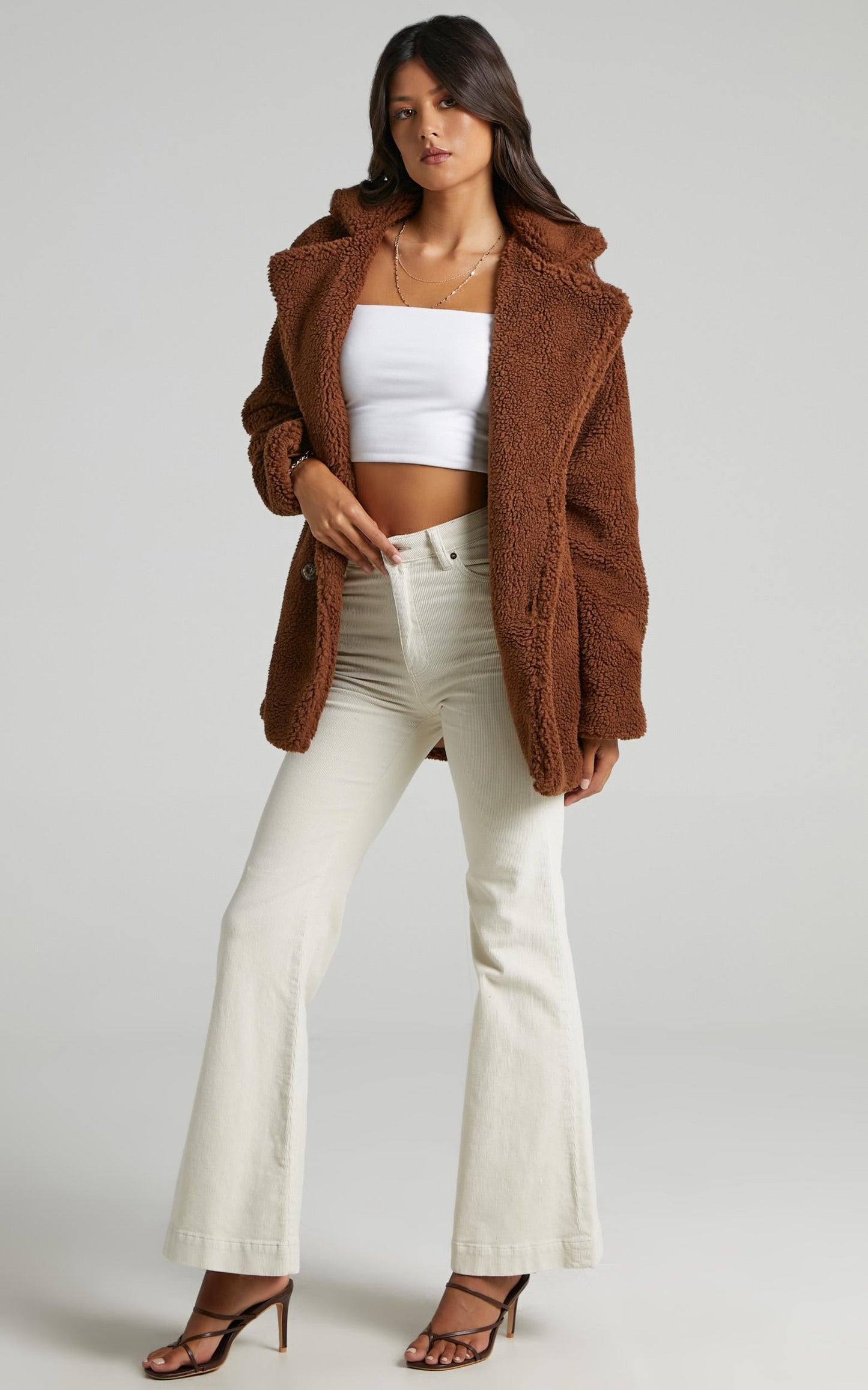 Darra Coat in Chocolate