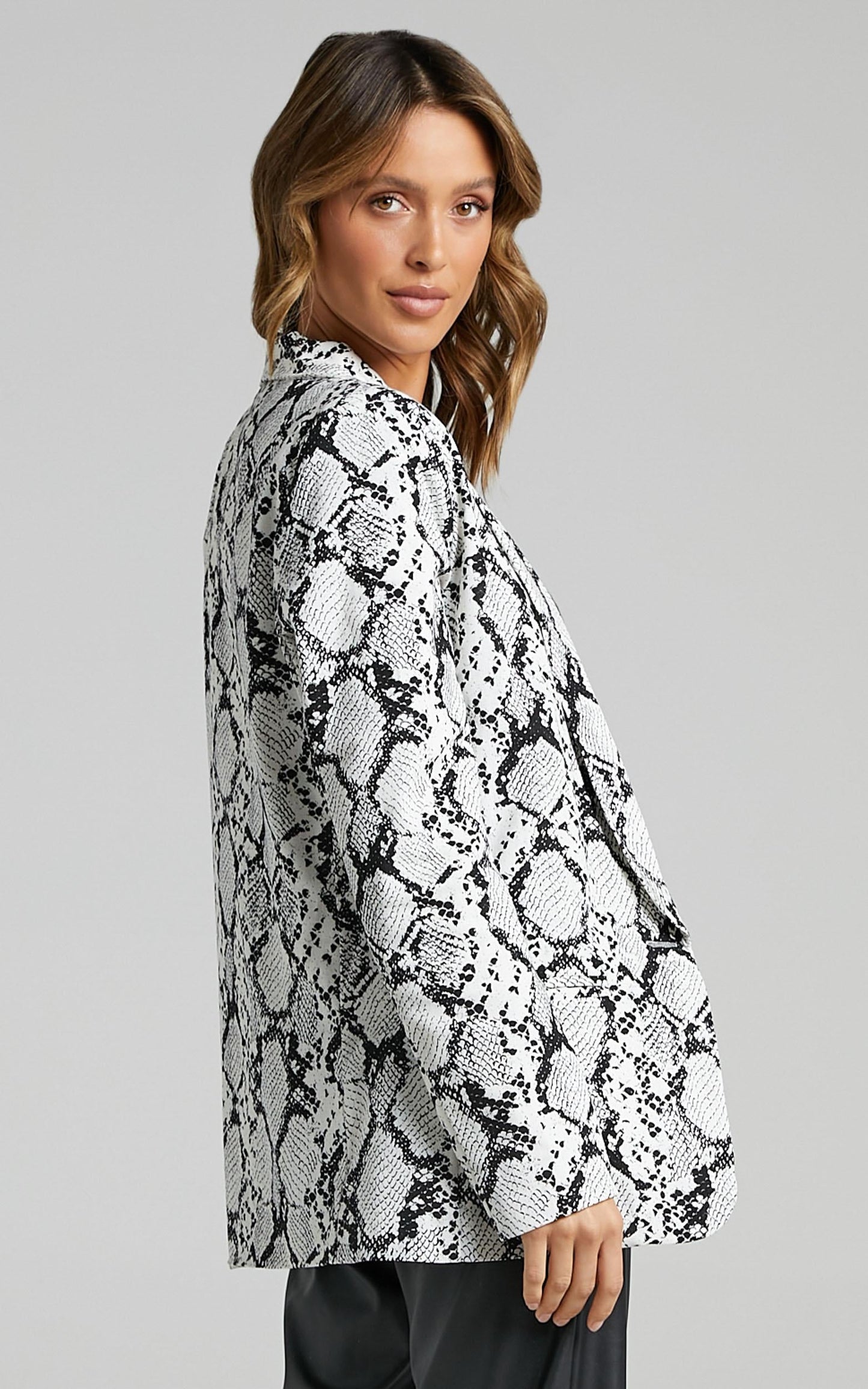 Gloria Jacket in Snake Print