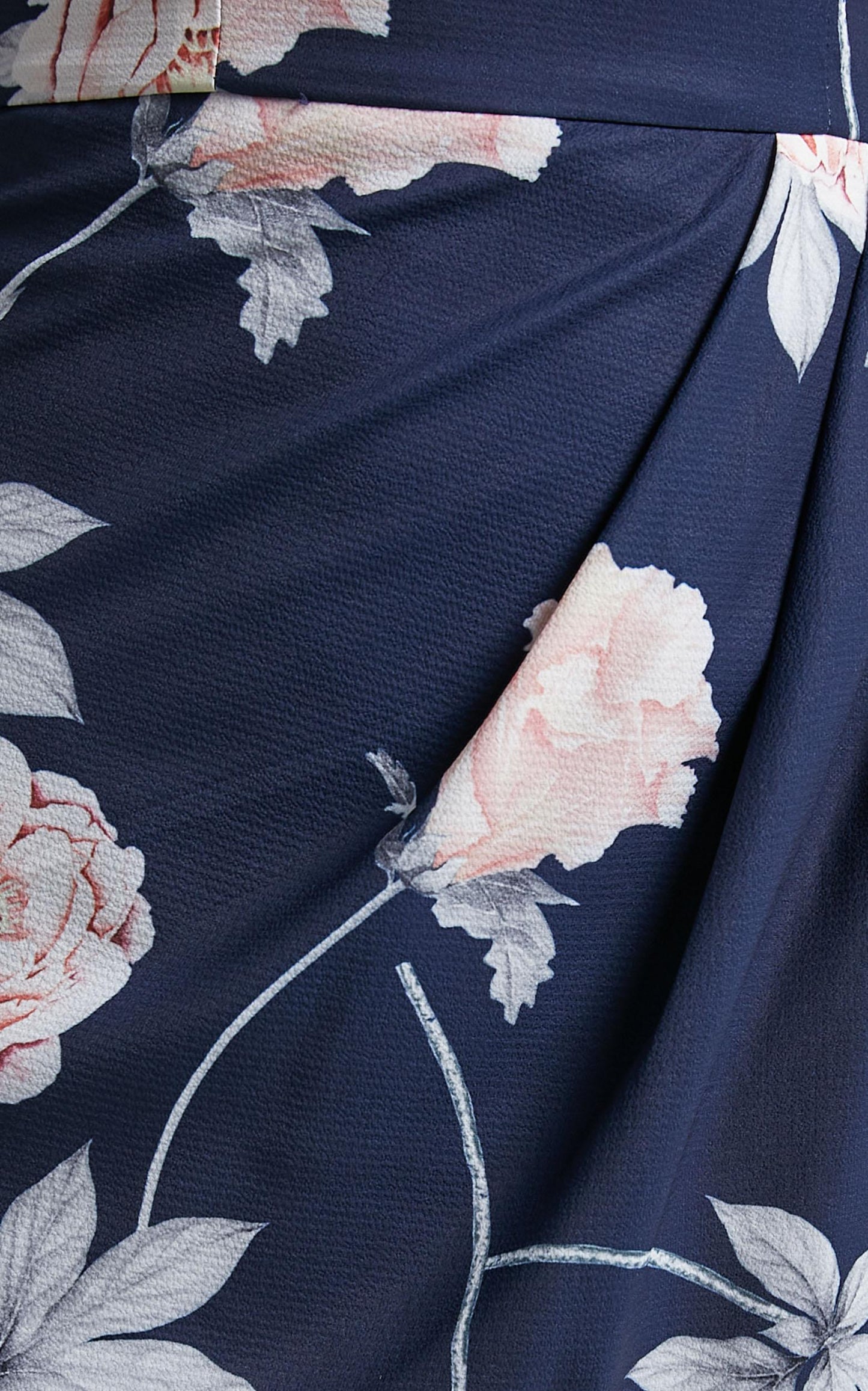 Just This Once Dress in Navy Floral