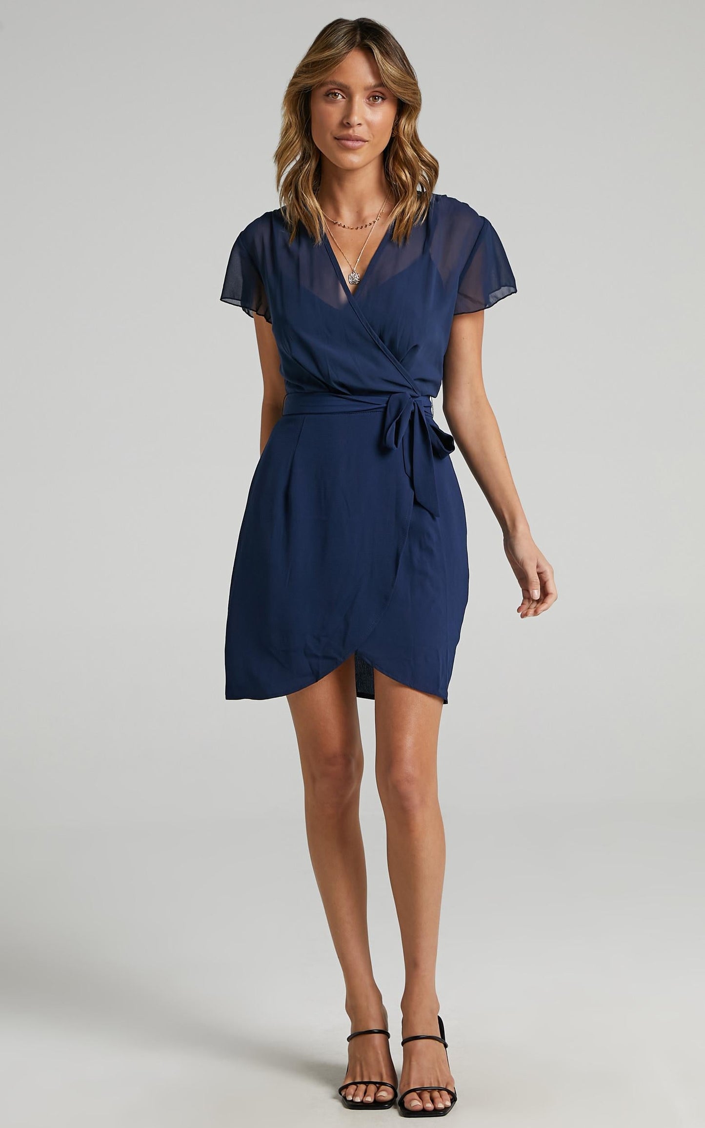 Kicking Goals Dress in Navy