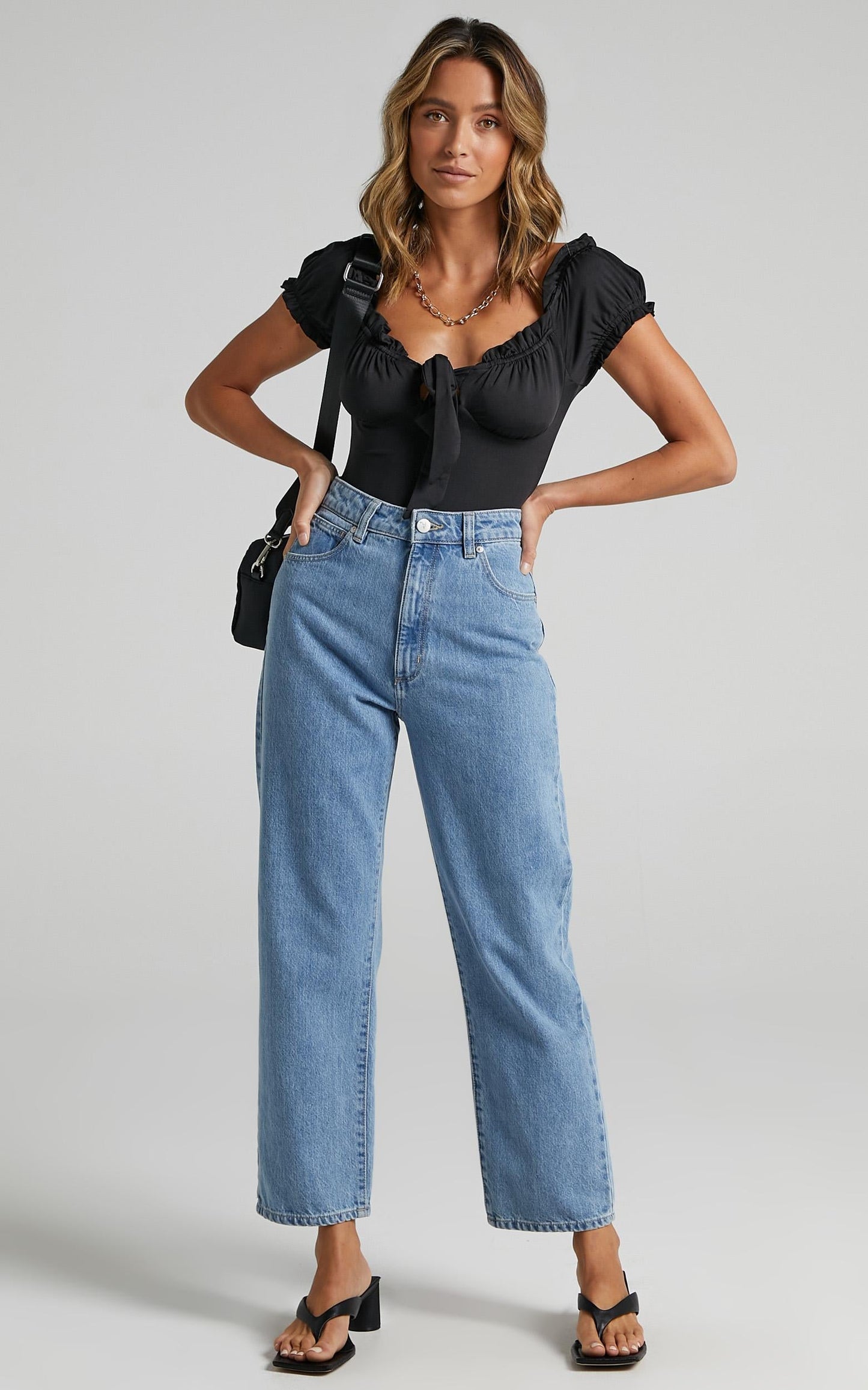 Pandora Bodysuit in Black