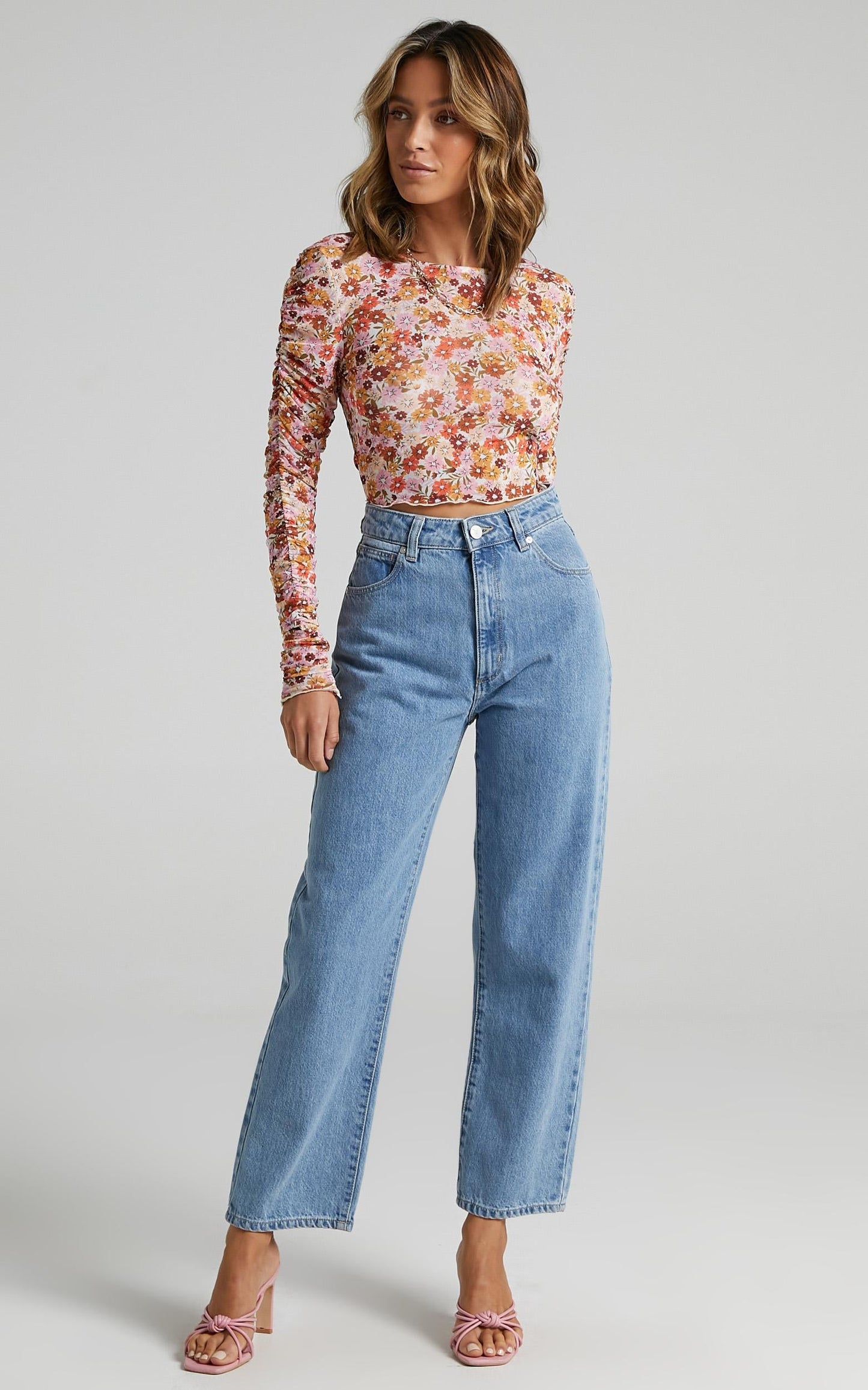 Rules Dont Matter Top in Sahara Ditsy Floral Print