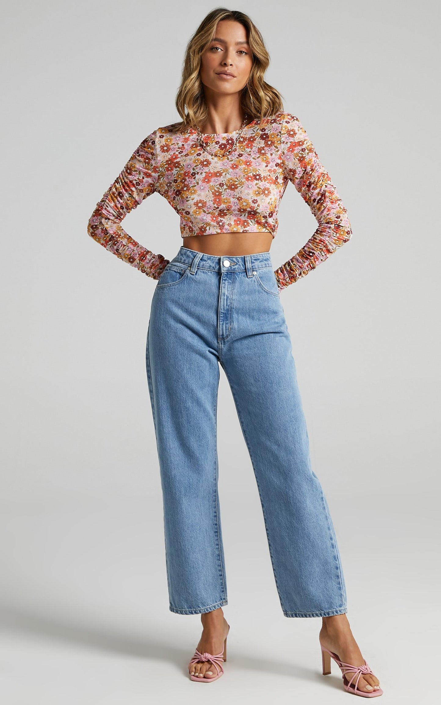 Rules Dont Matter Top in Sahara Ditsy Floral Print