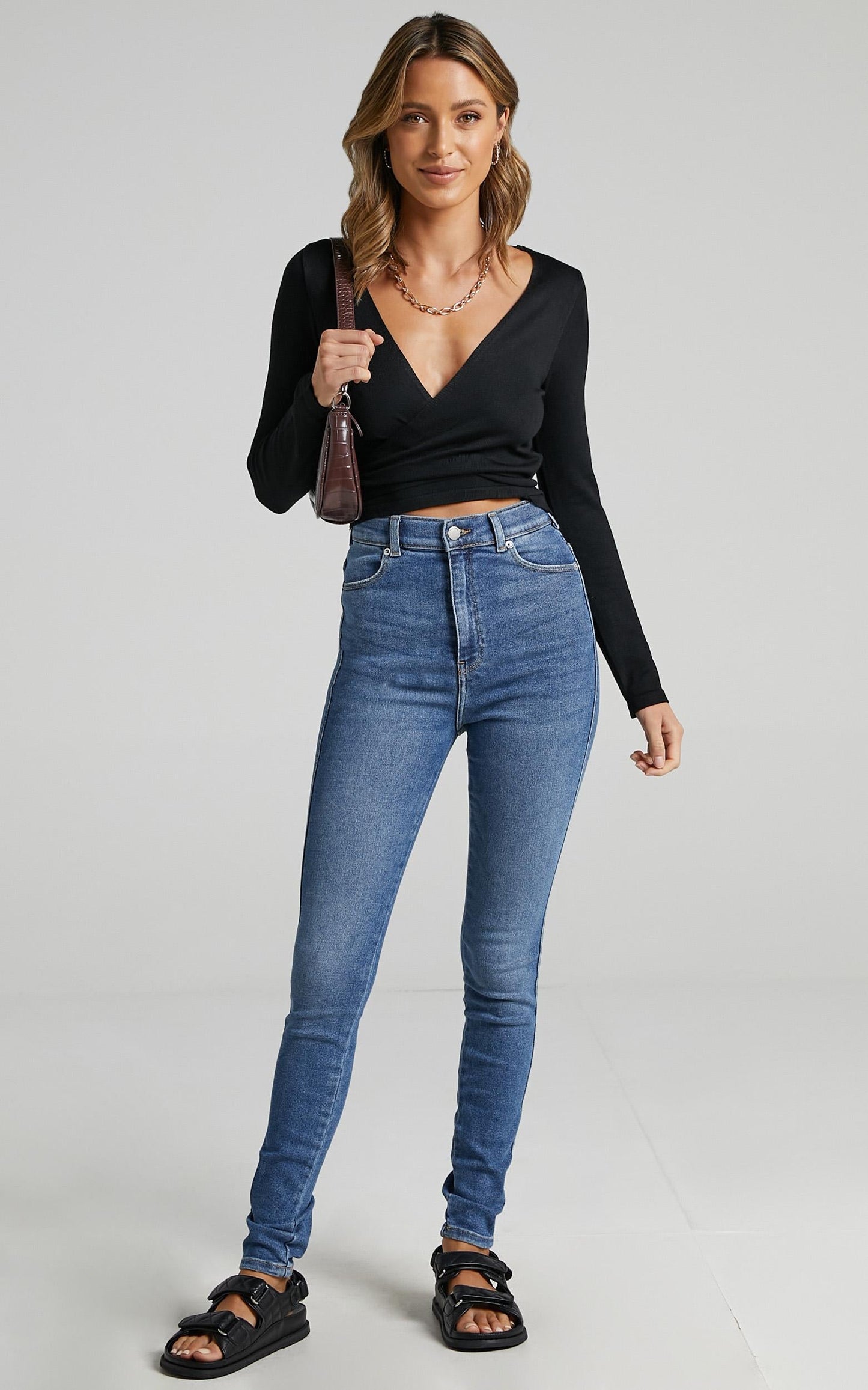 Vaughn Knit Top in Black