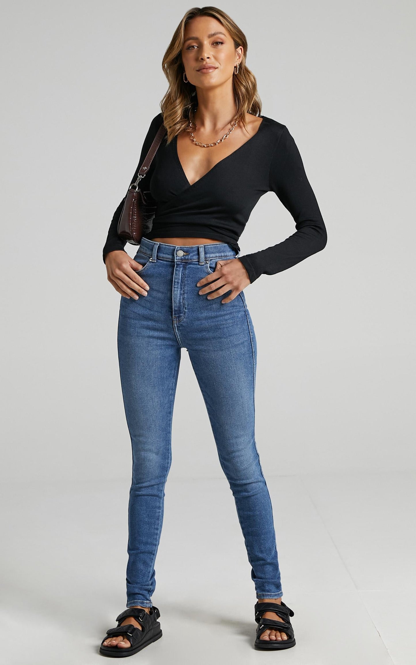 Vaughn Knit Top in Black