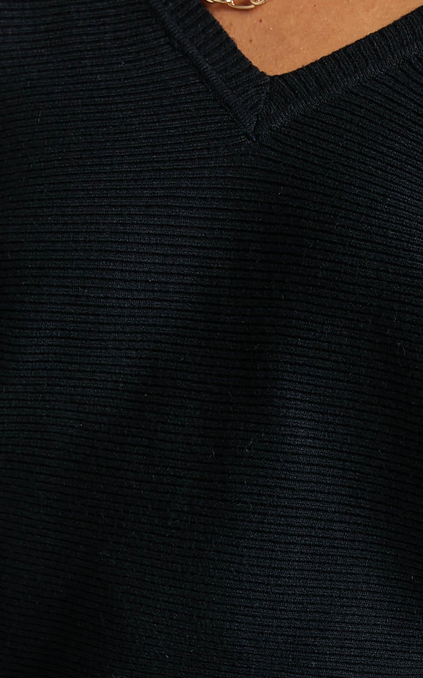 Winning At Life Knit Sweater in Black