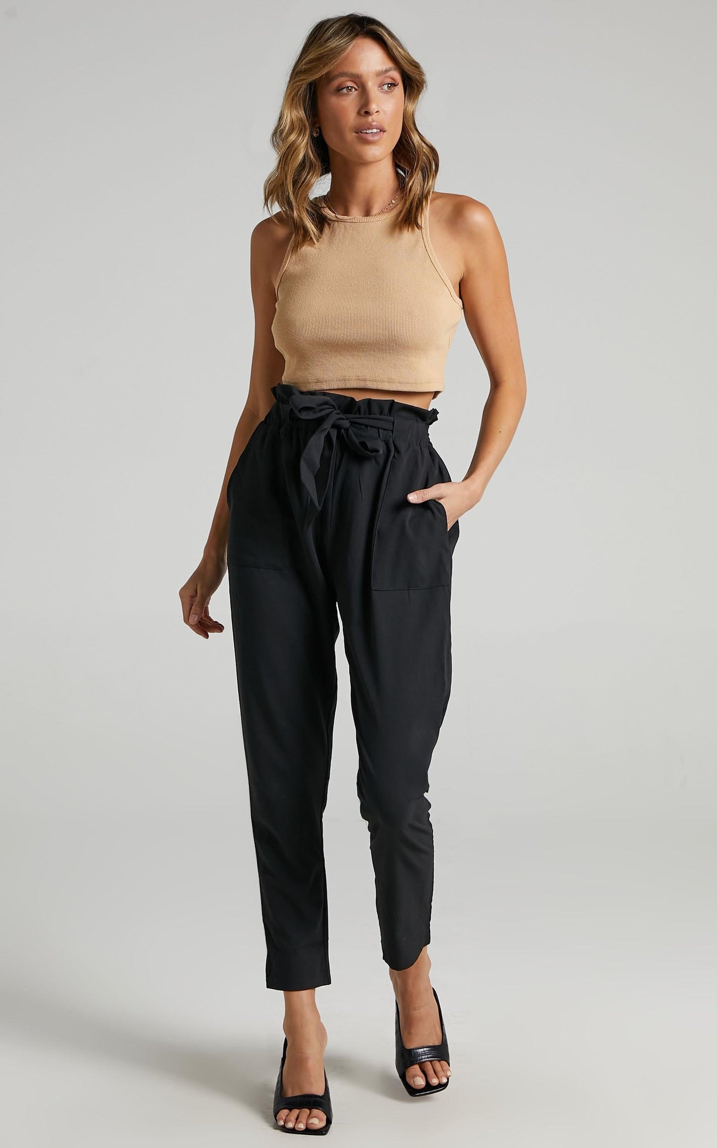 Work Up Pants in Black