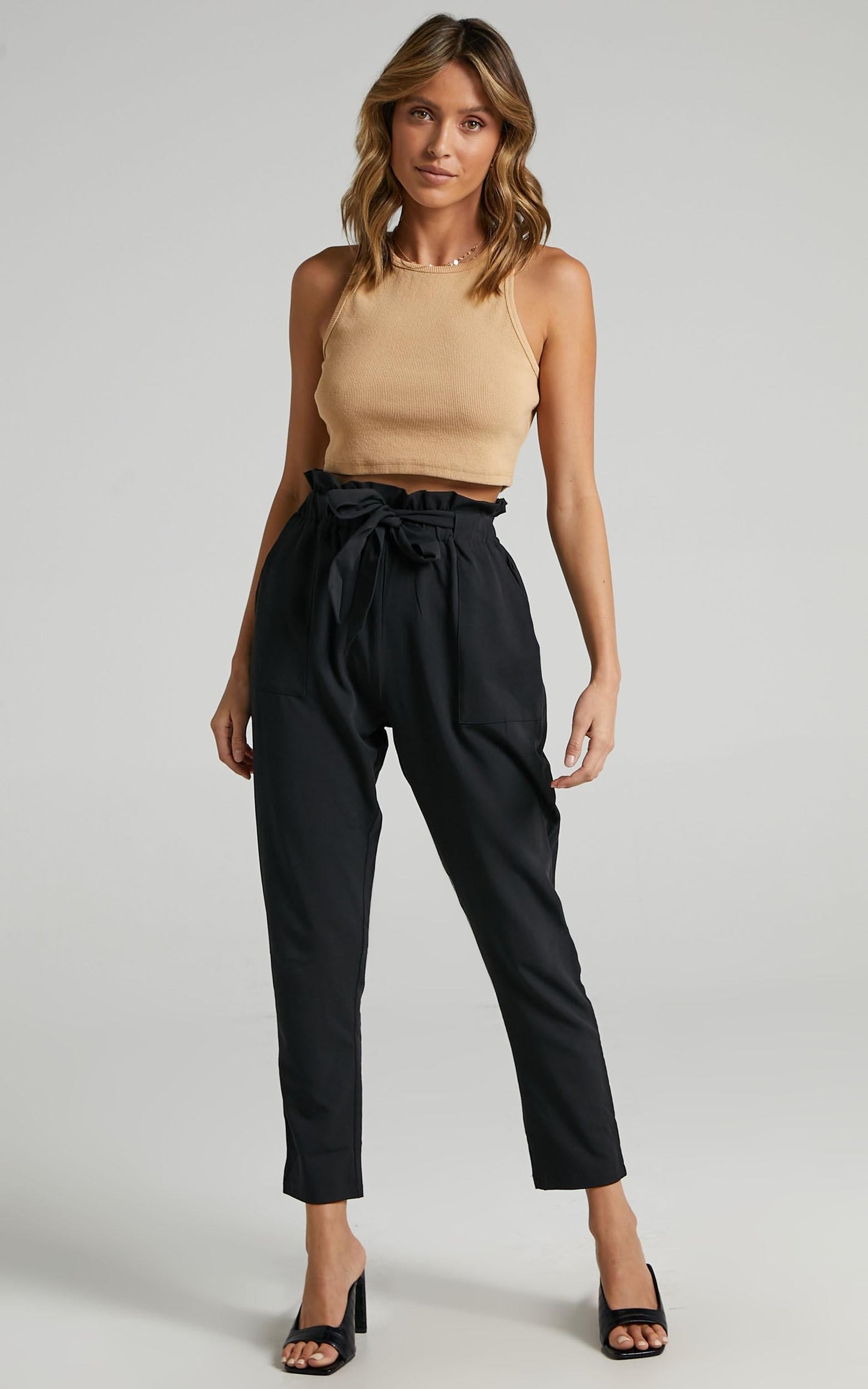 Work Up Pants in Black