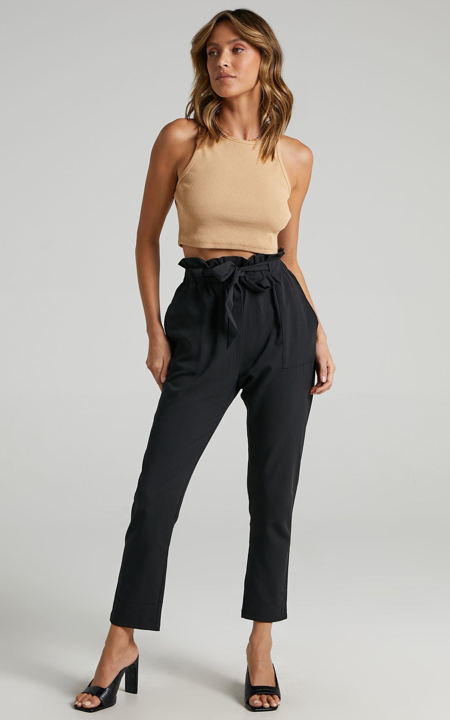 Work Up Pants in Black