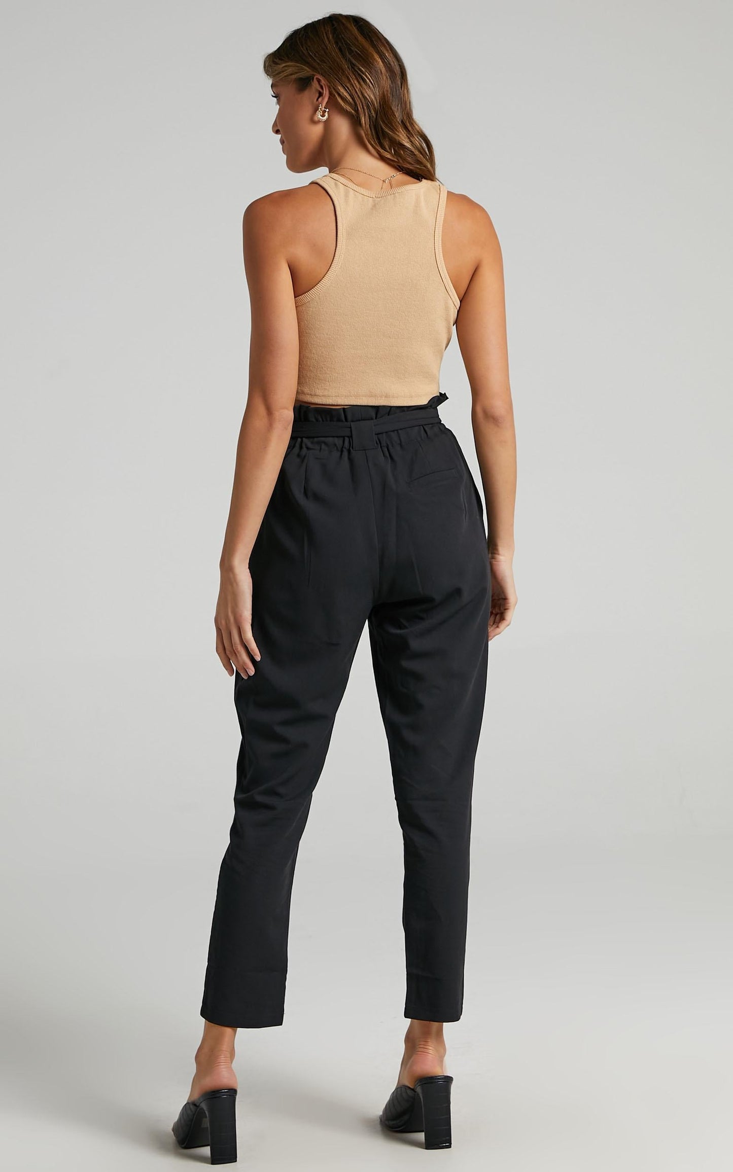 Work Up Pants in Black