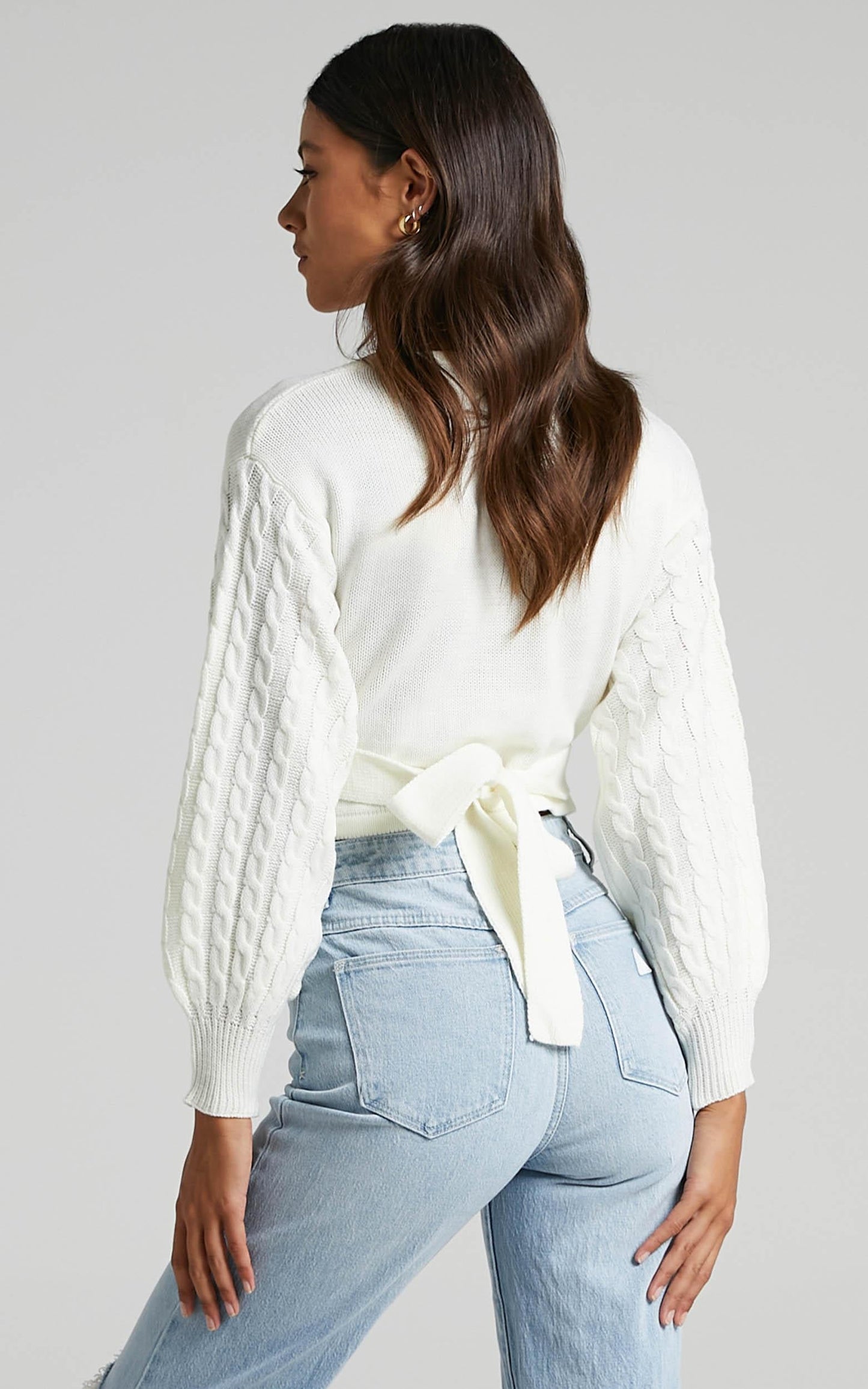 Wrapped In Love Jumper in Cream