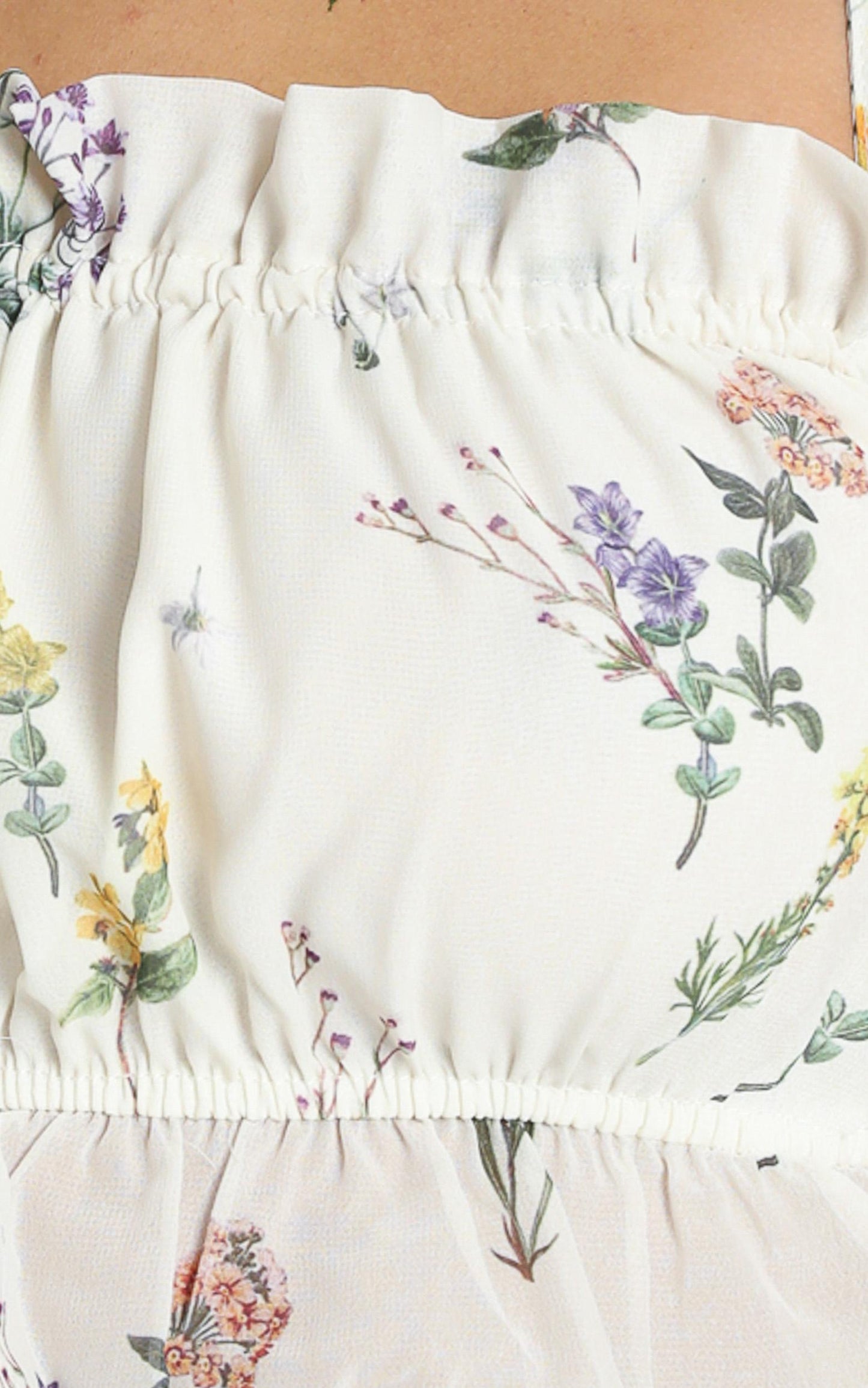 Keep Grinning Top in Botanical Floral
