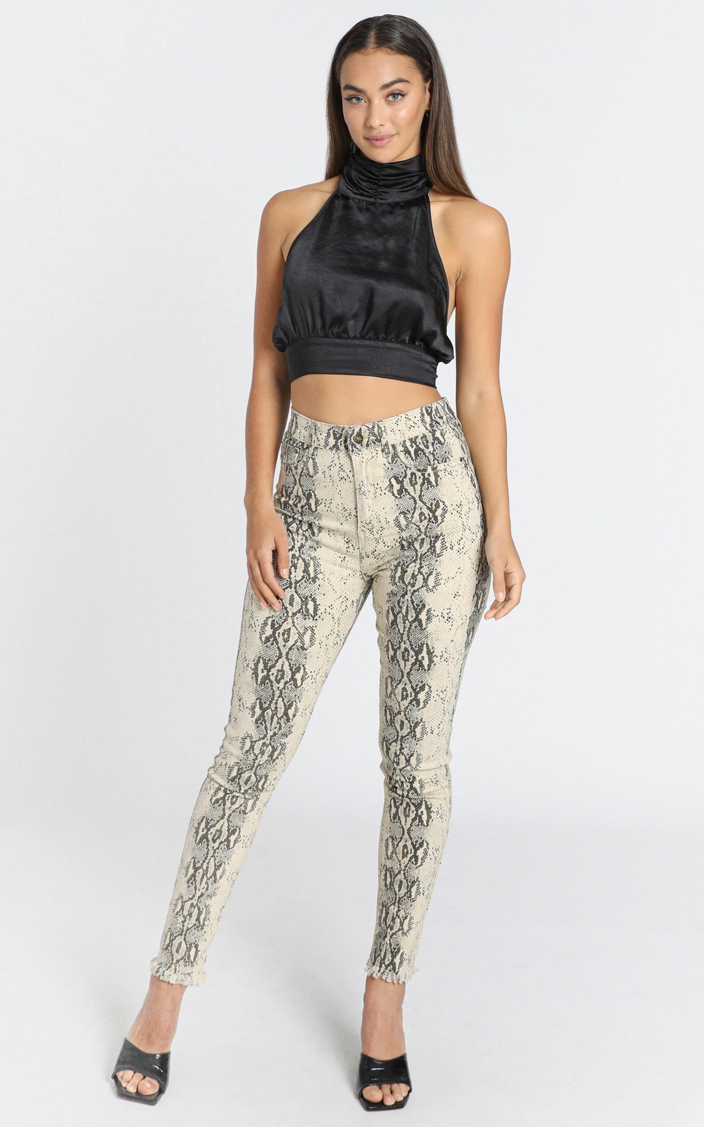 Lioness - Better Than Revenge Pants in Snake Print