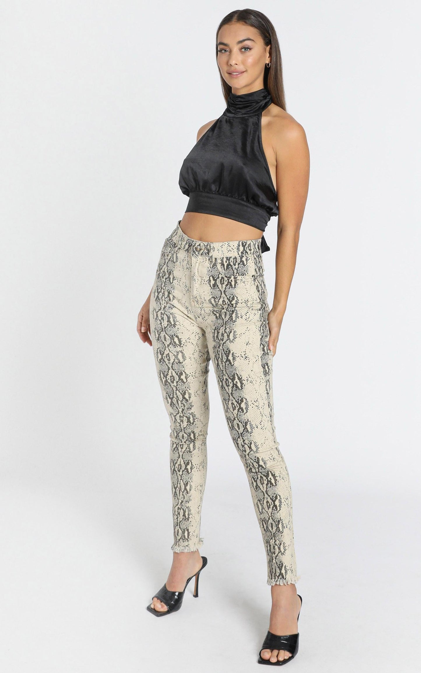 Lioness - Better Than Revenge Pants in Snake Print