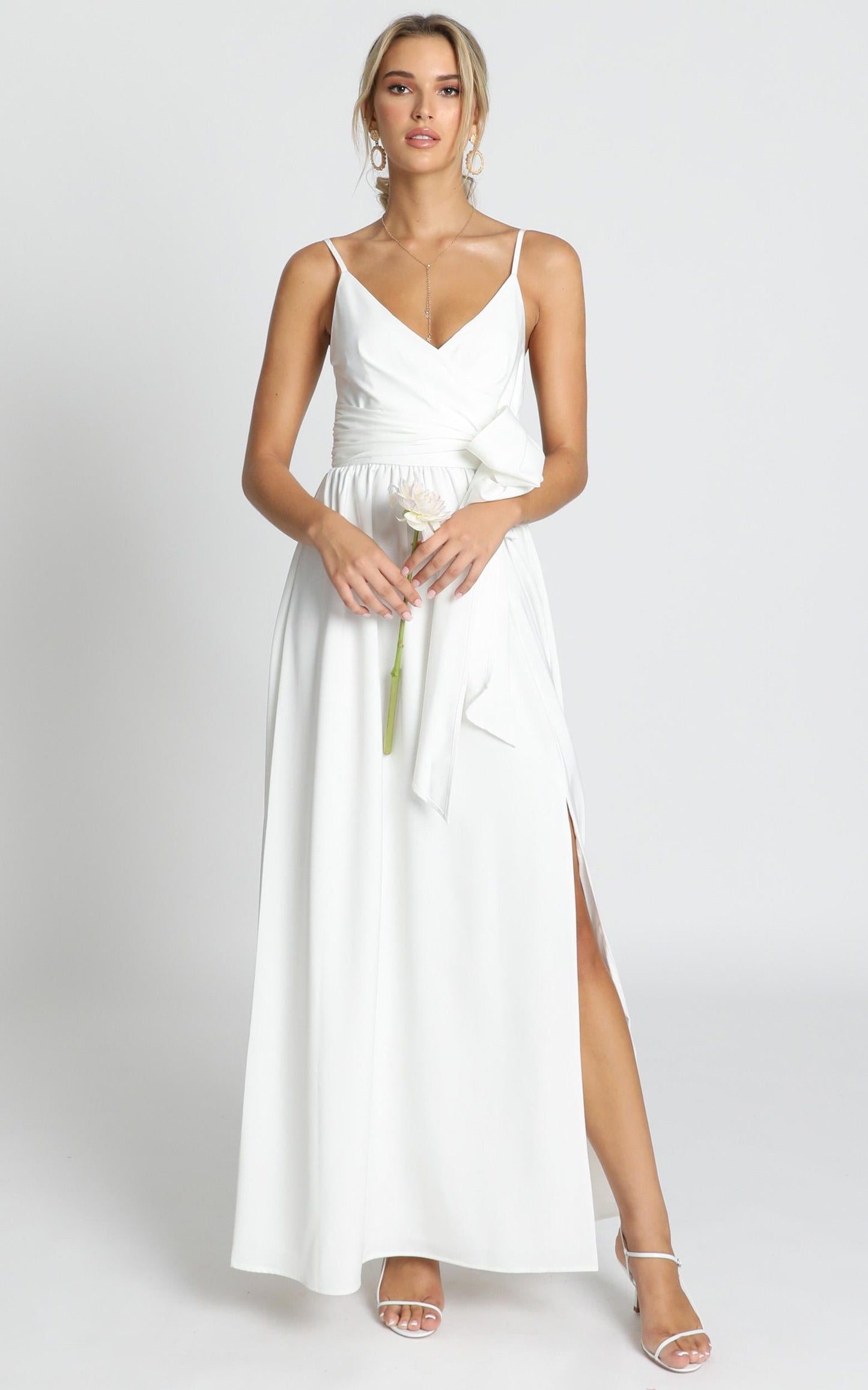 Revolve Around Me Dress in White