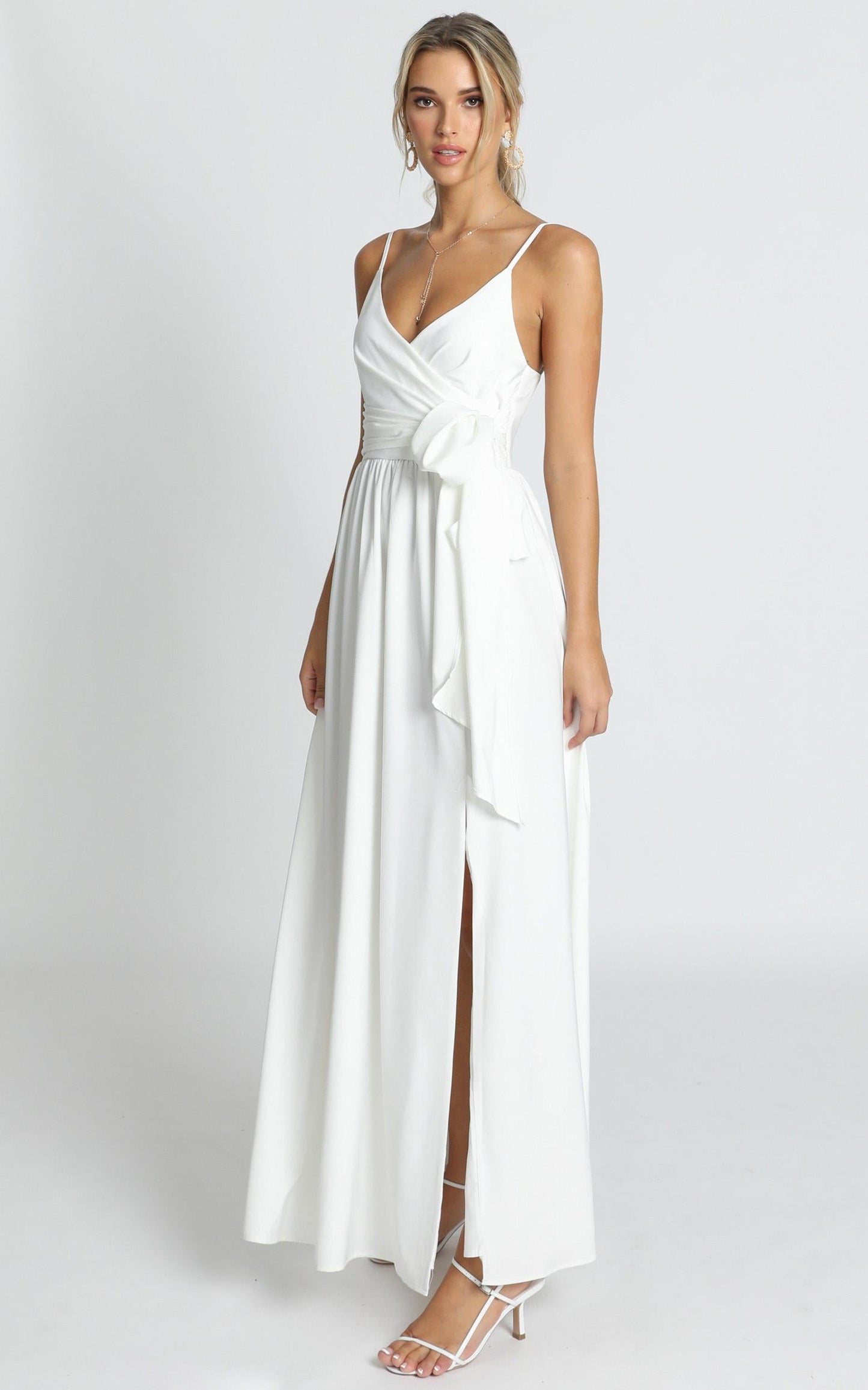 Revolve Around Me Dress in White