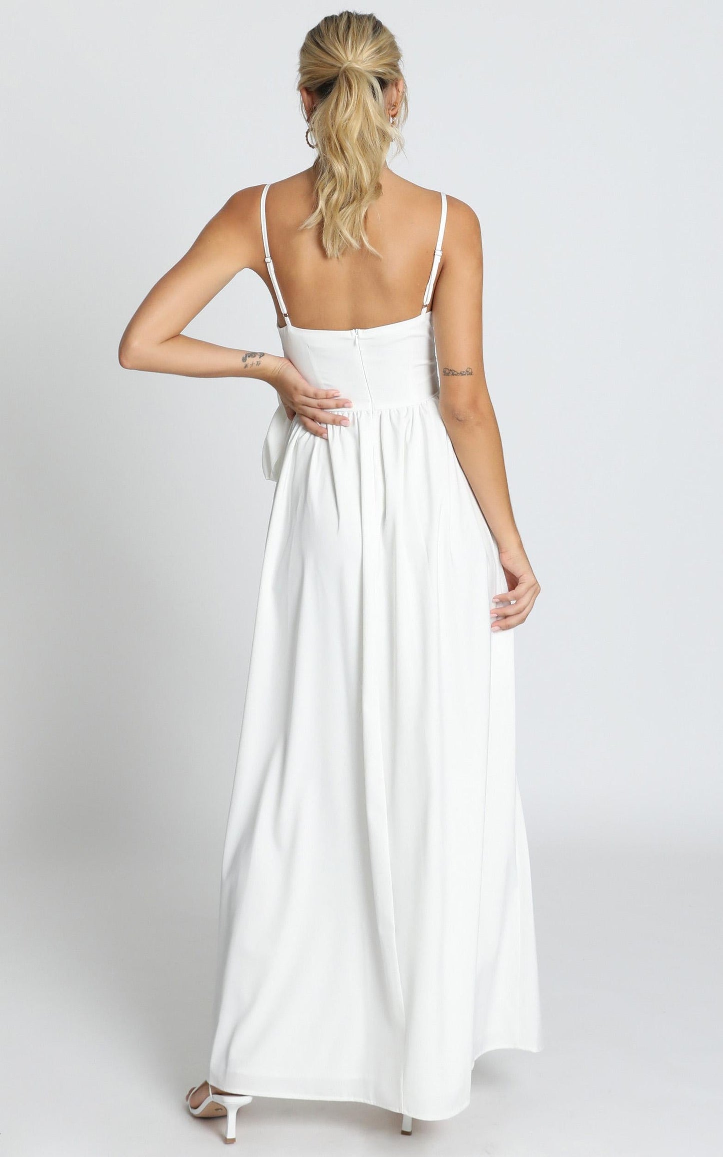 Revolve Around Me Dress in White