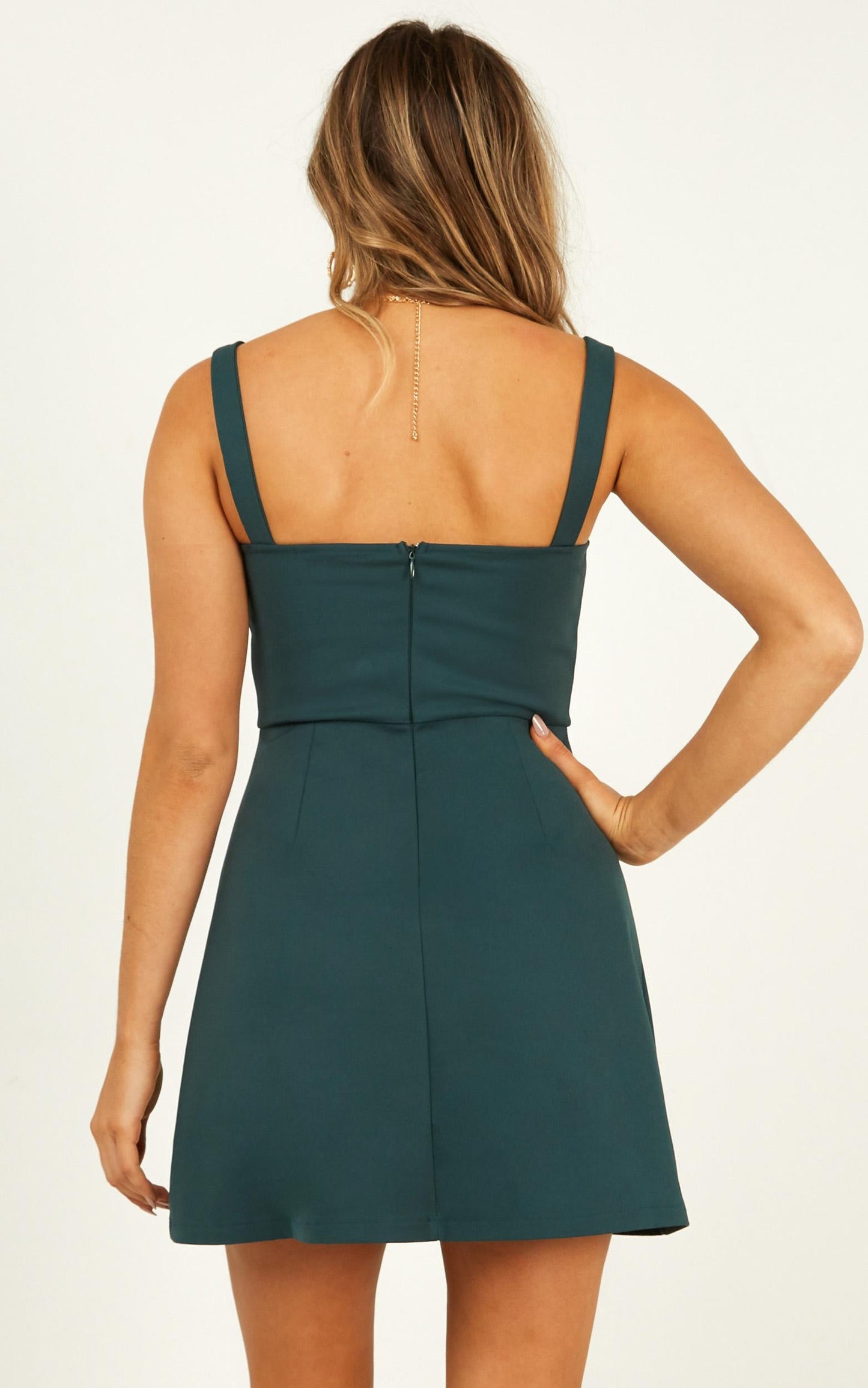 Rising Fame Dress in Teal