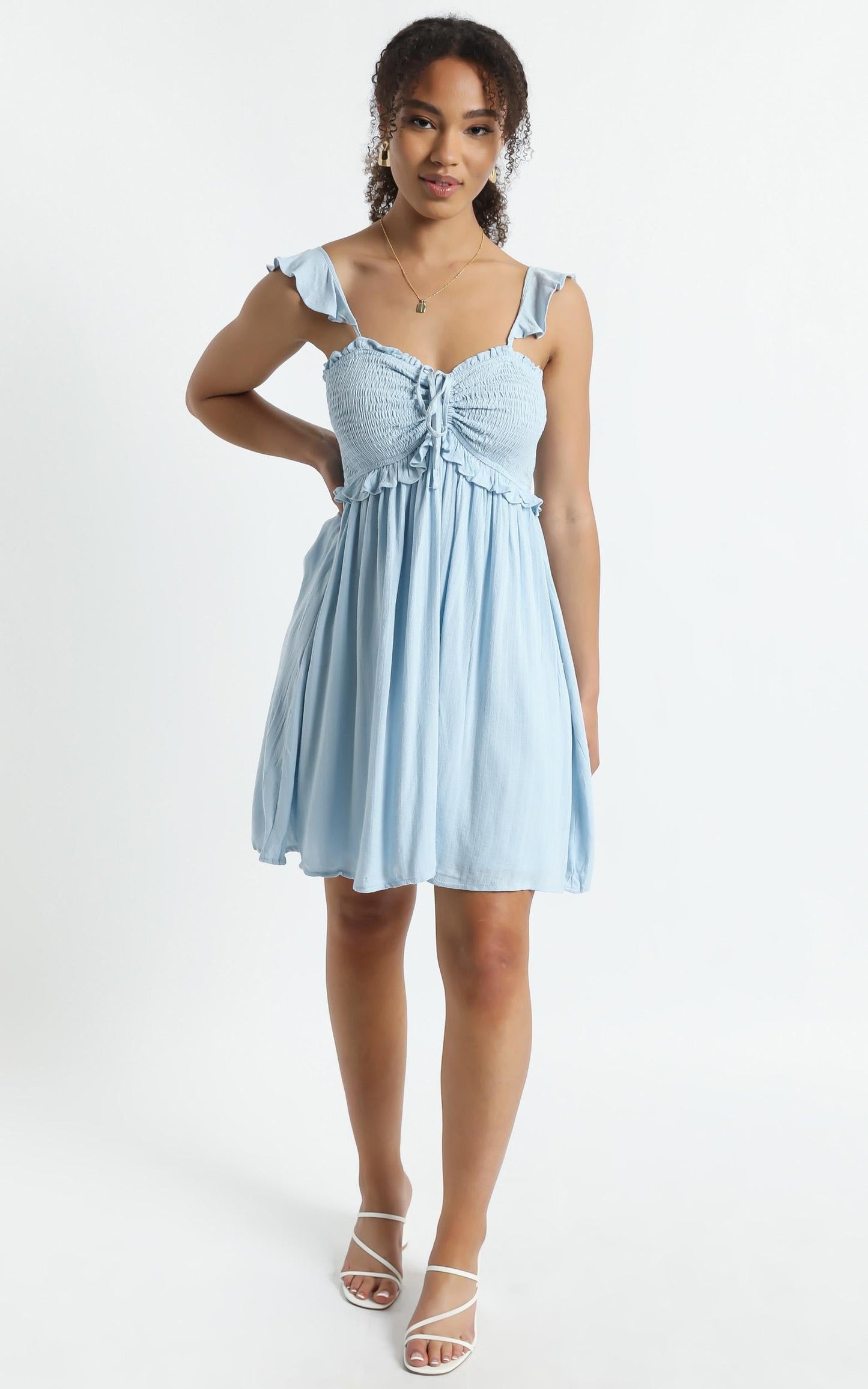 Rissa Dress in Blue