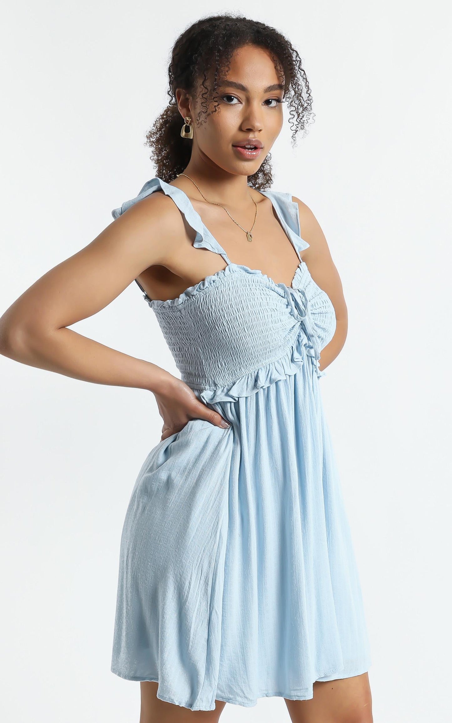 Rissa Dress in Blue