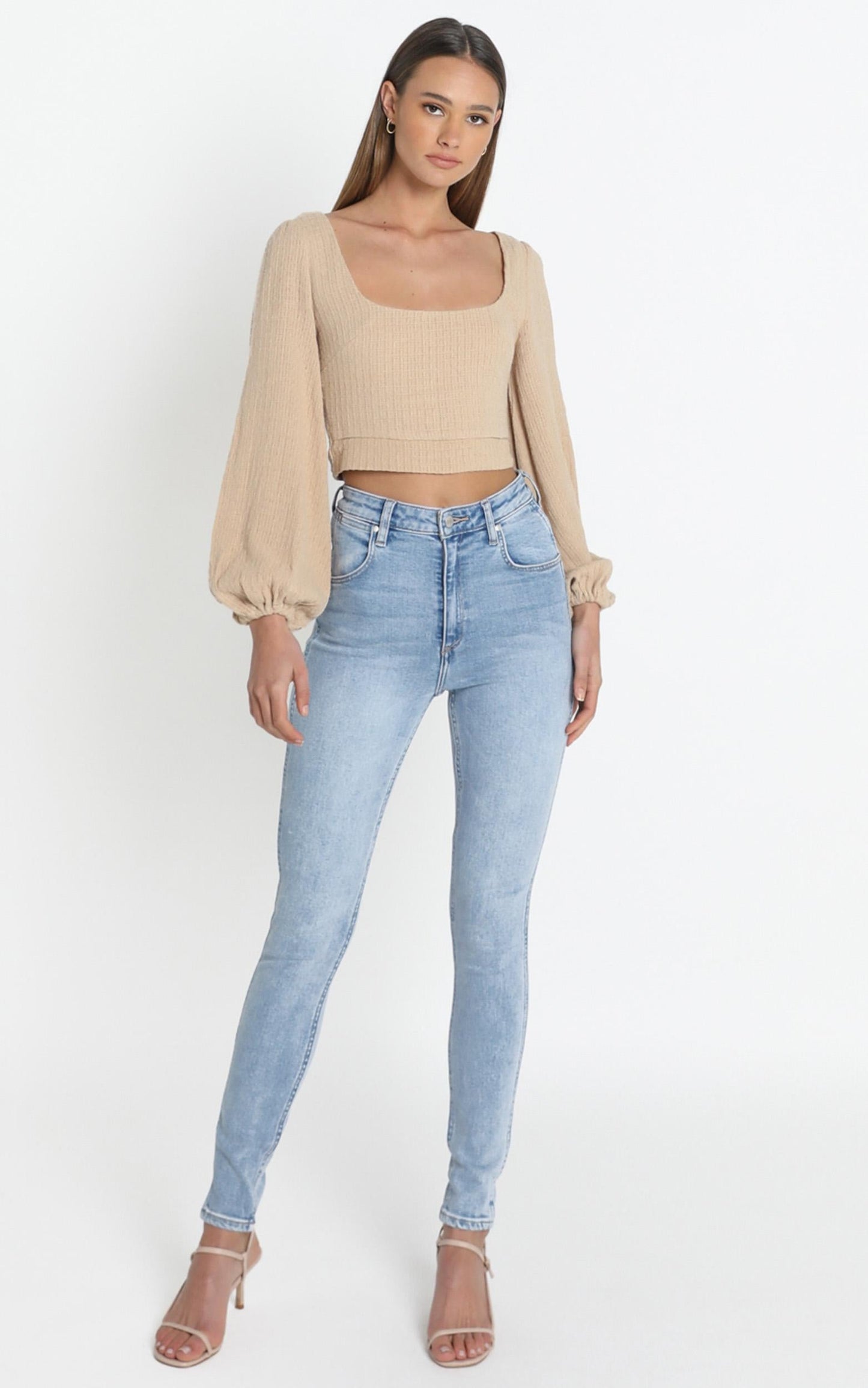 Riviera Top in Beige