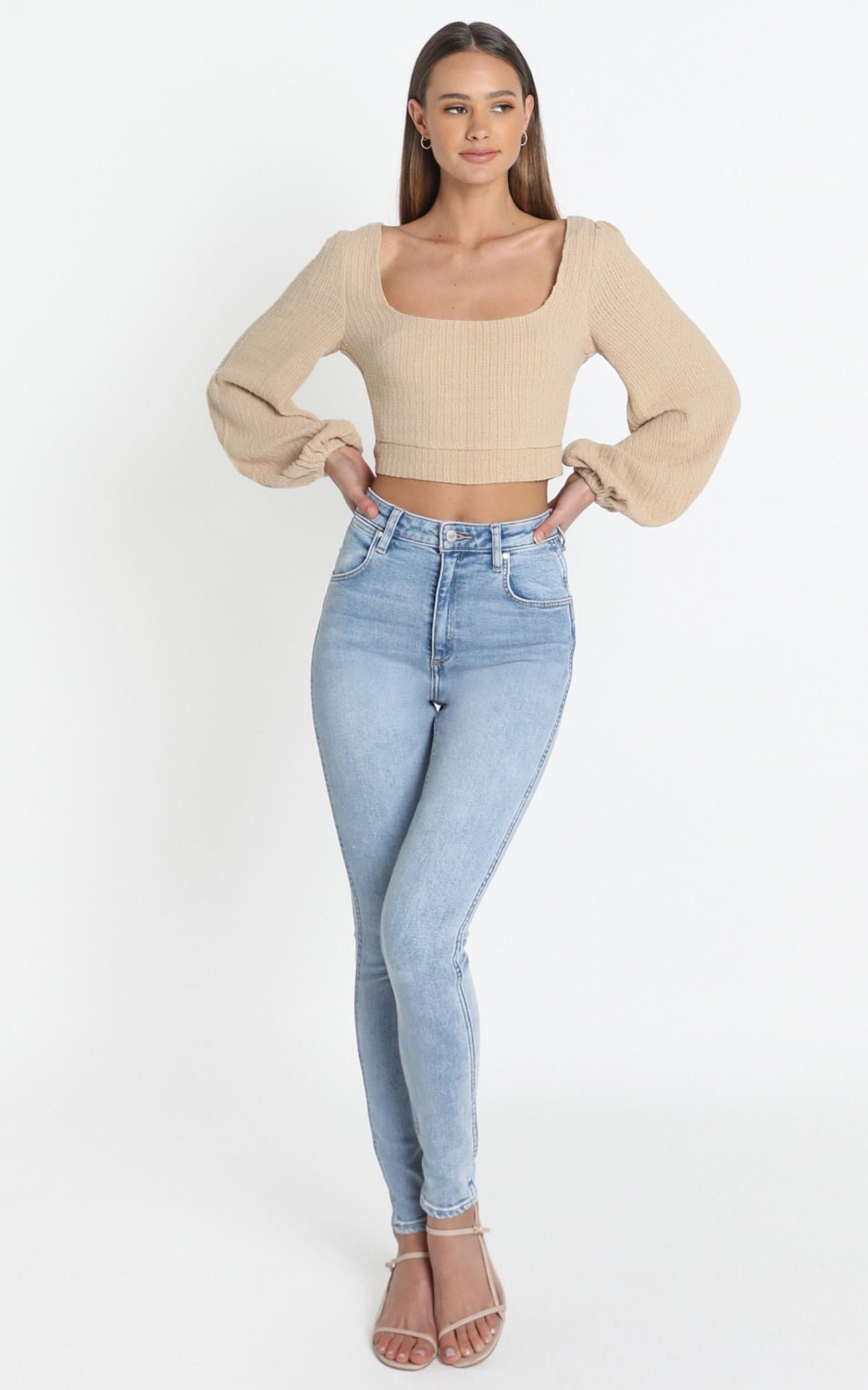 Riviera Top in Beige