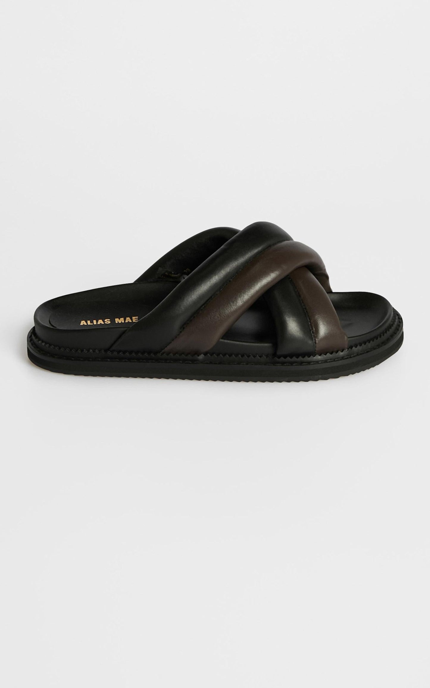 Alias Mae - Pamela Sandals in Black Leather