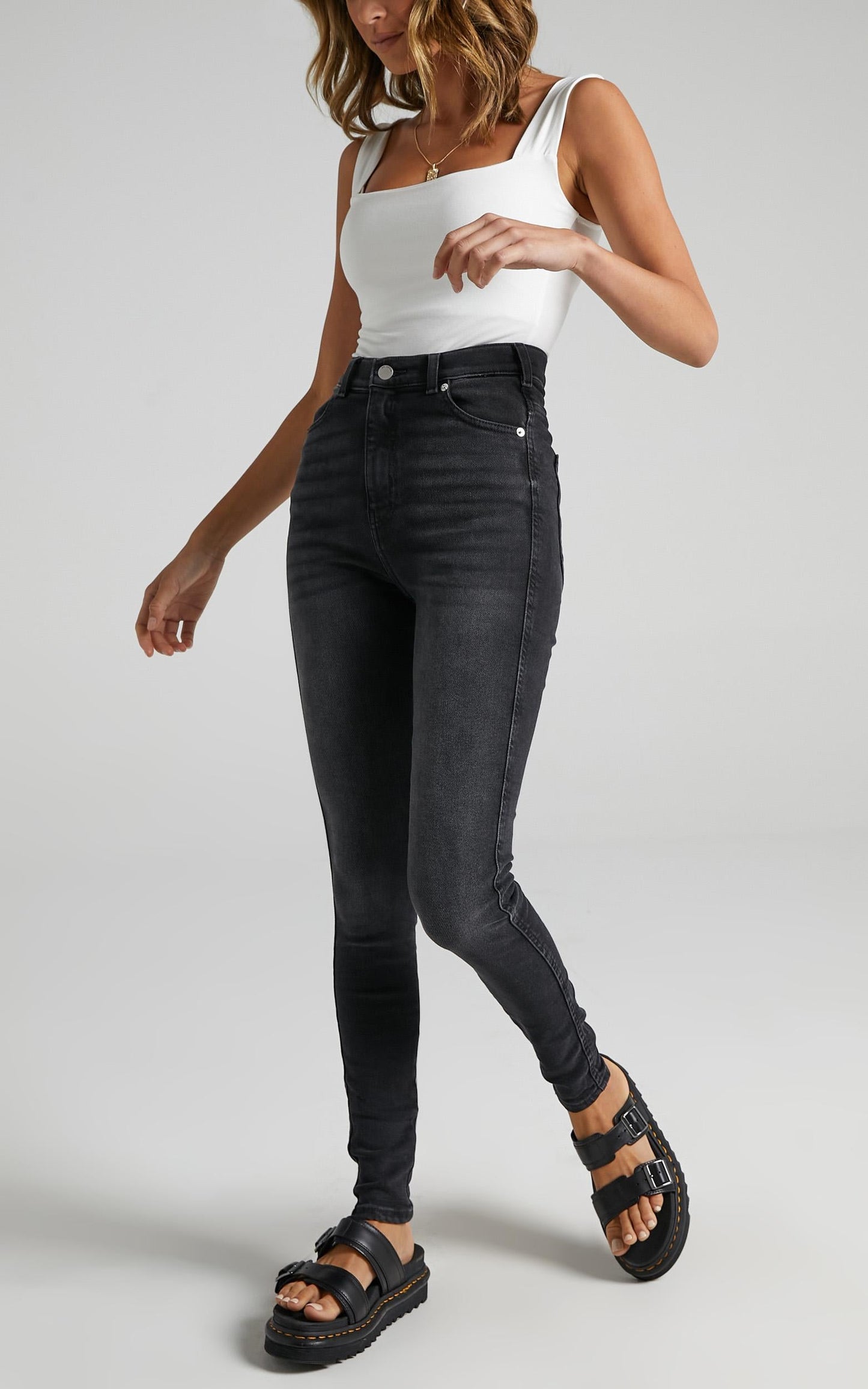 Dr Denim - Moxy Jeans in Black Mist