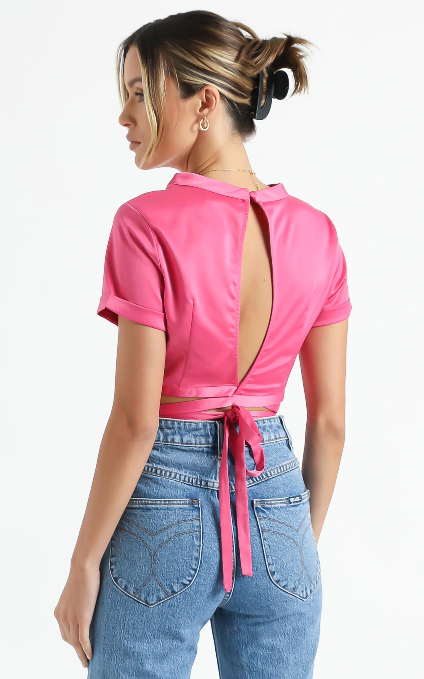 Dynasty Top in Fuschia