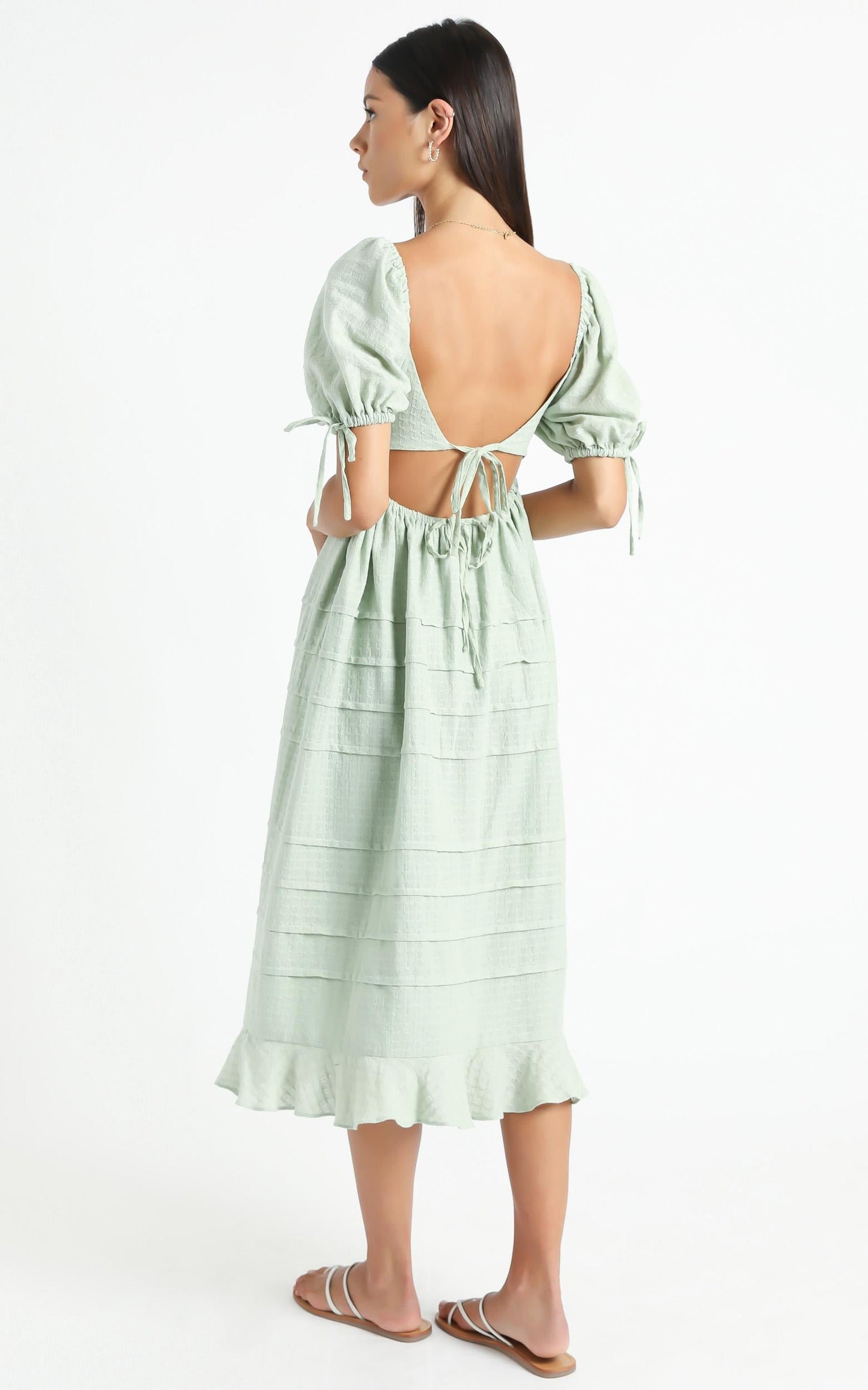 Electra Dress in Sage