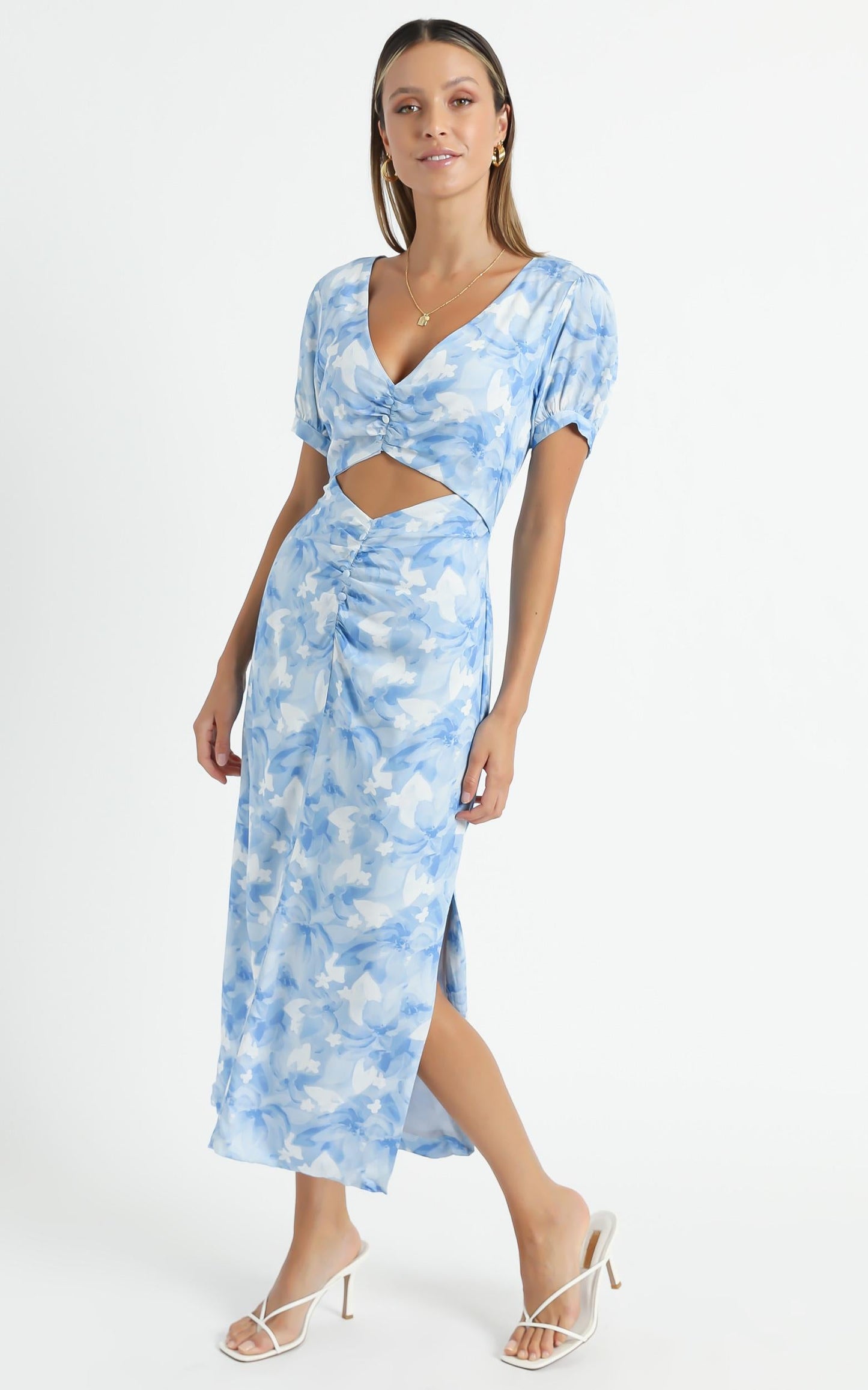 Fraser Dress in Cloudy Floral