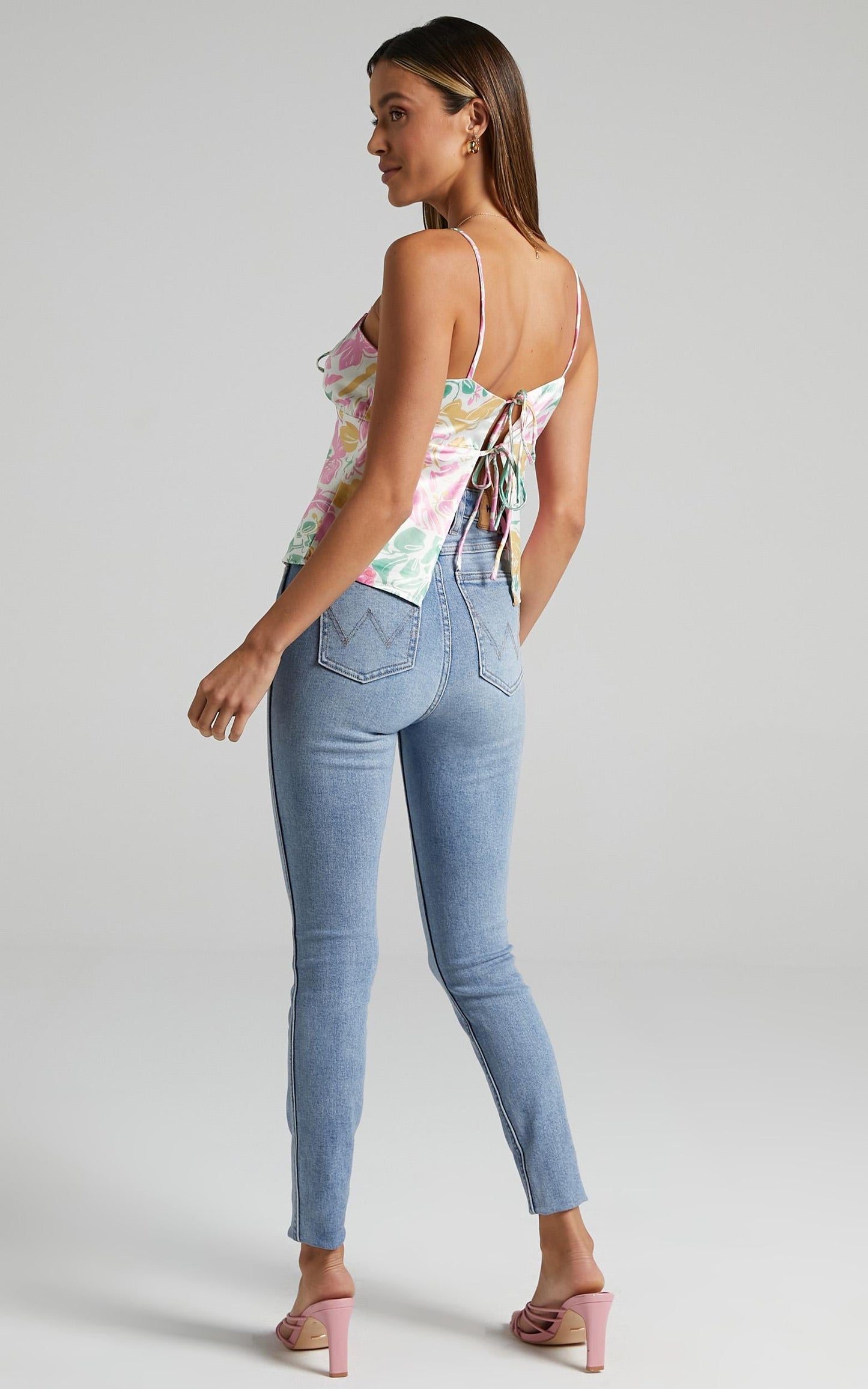 Gordes Top in Electric Floral