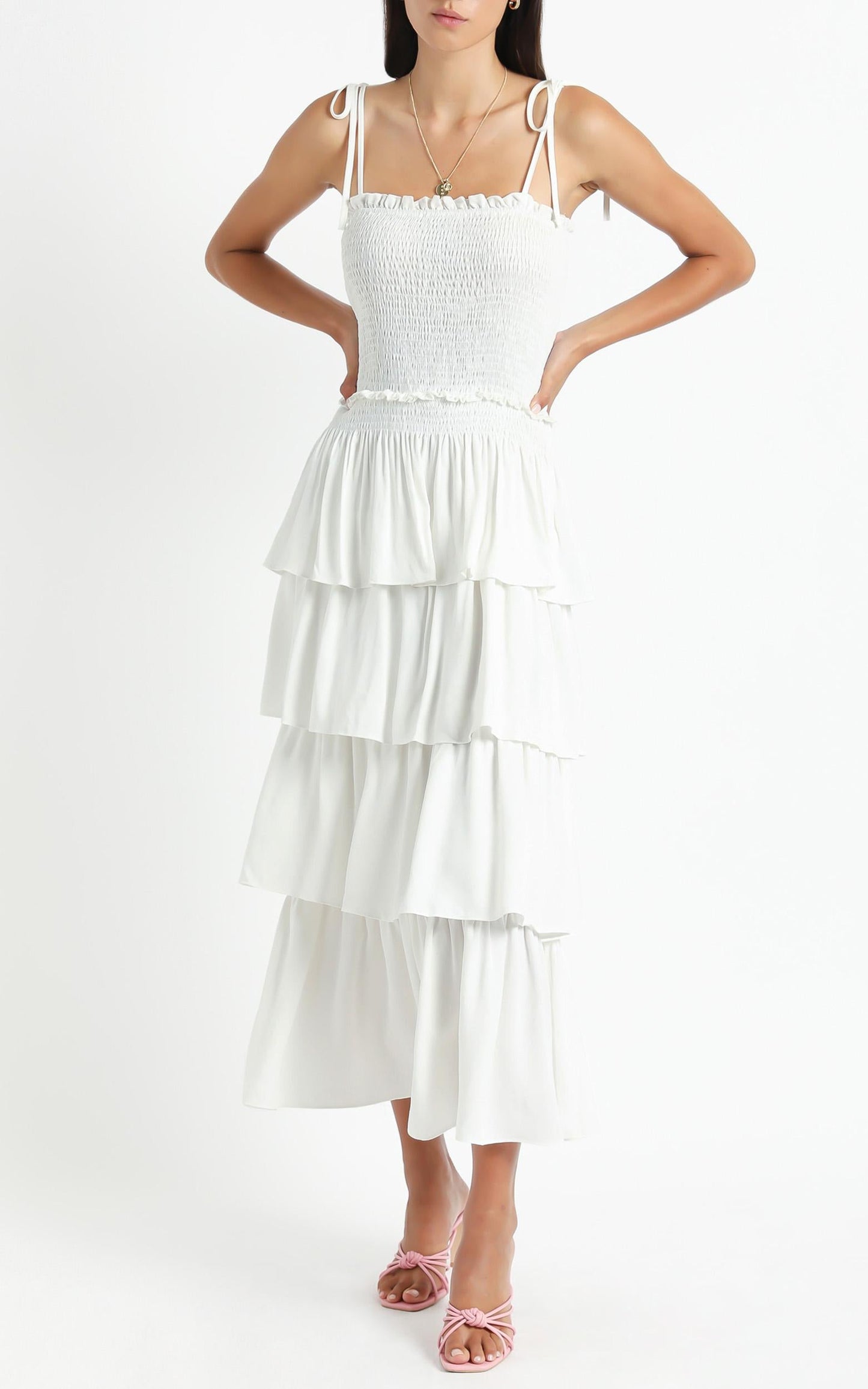 Kalli Dress in White