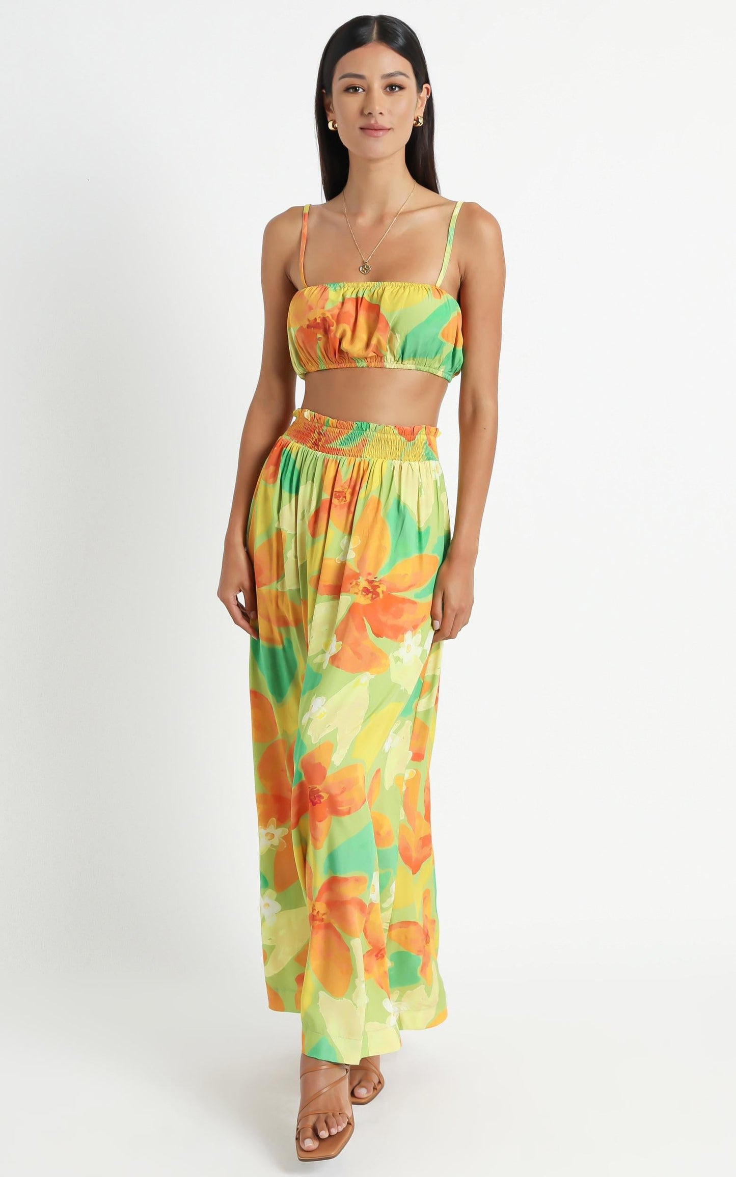 Kauai Two Piece Set in Tropical Floral
