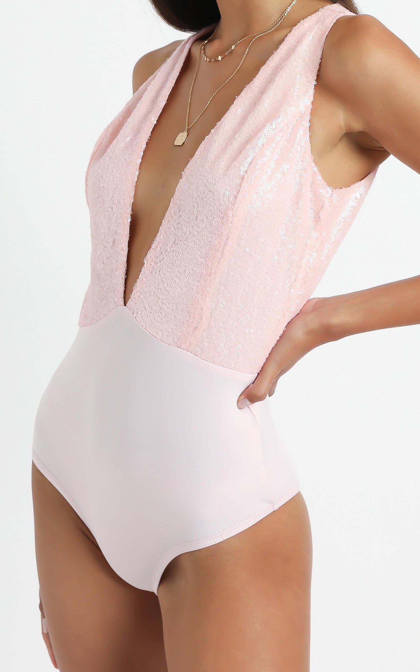 Mina Bodysuit in Pink