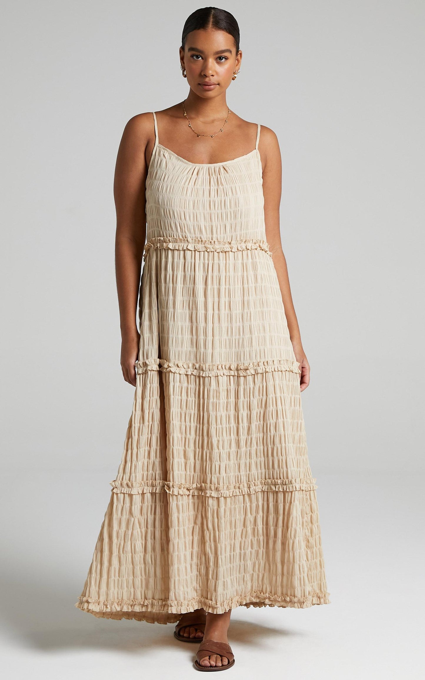 Coastal Breeze Dress in Natural