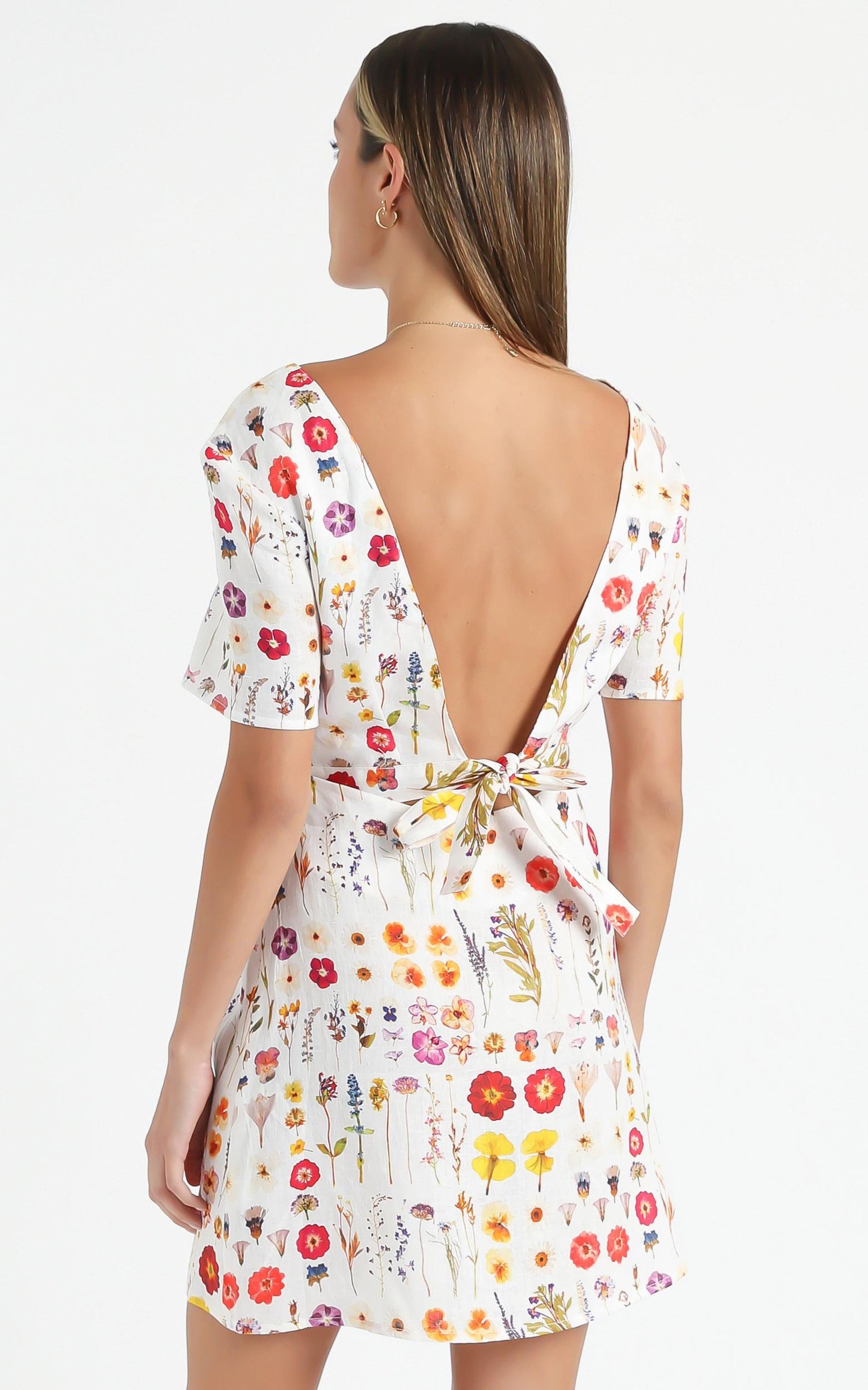 Cools Club - Party Dress in Pressed Floral